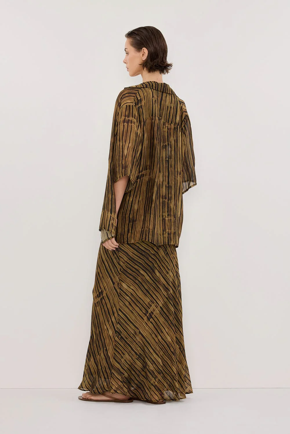 FLEUR DARK CHOCOLATE SHIRT - Image 4