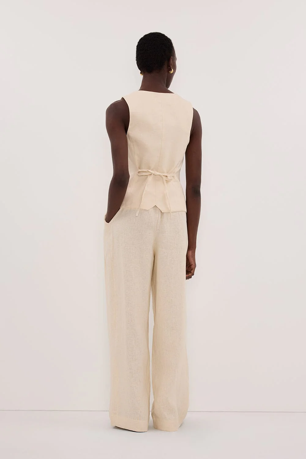 FRAN SANDSTONE LINEN PANT - Image 7