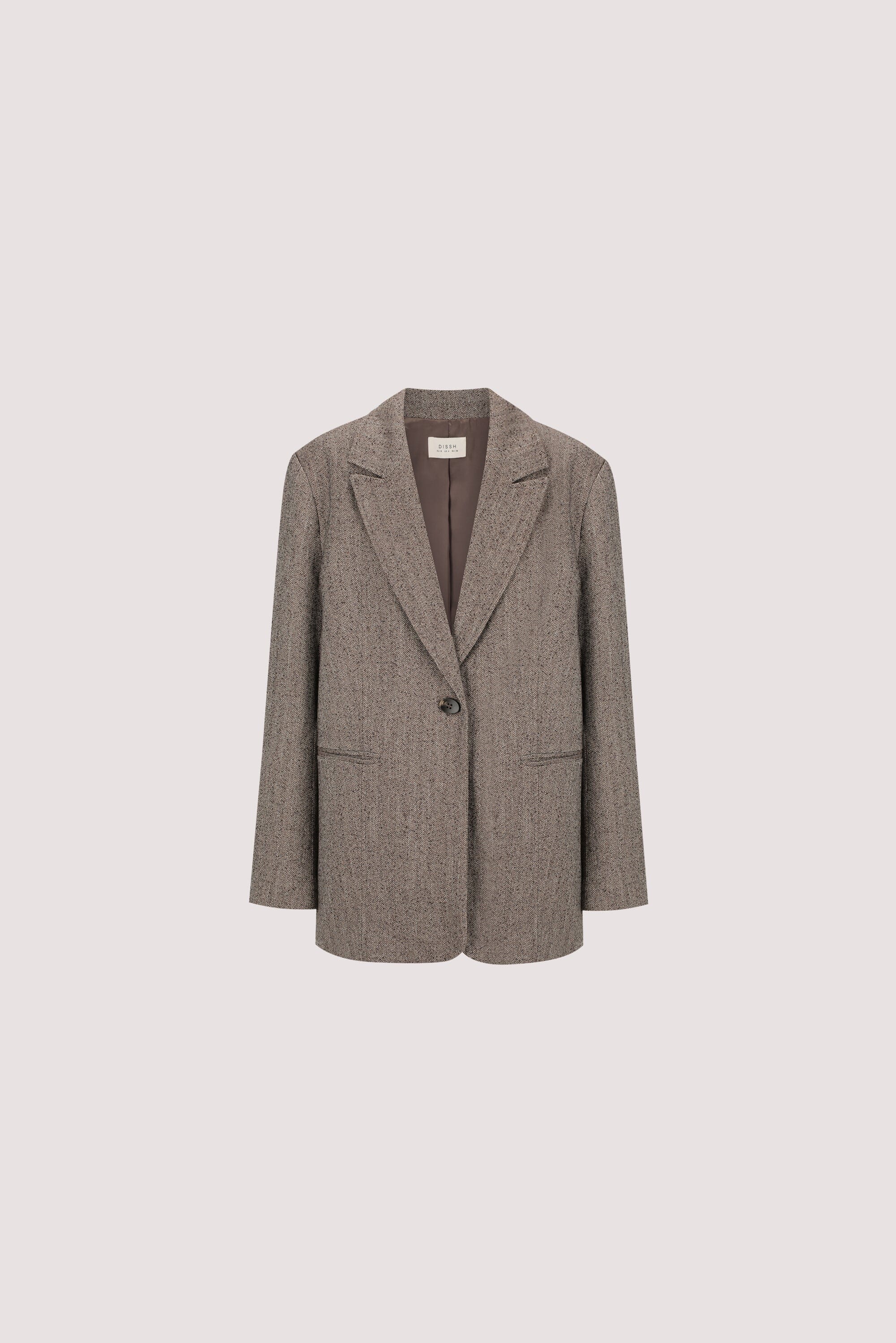 FRANKIE CHOC OVERSIZED TWEED BOYFRIEND BLAZER - Image 8