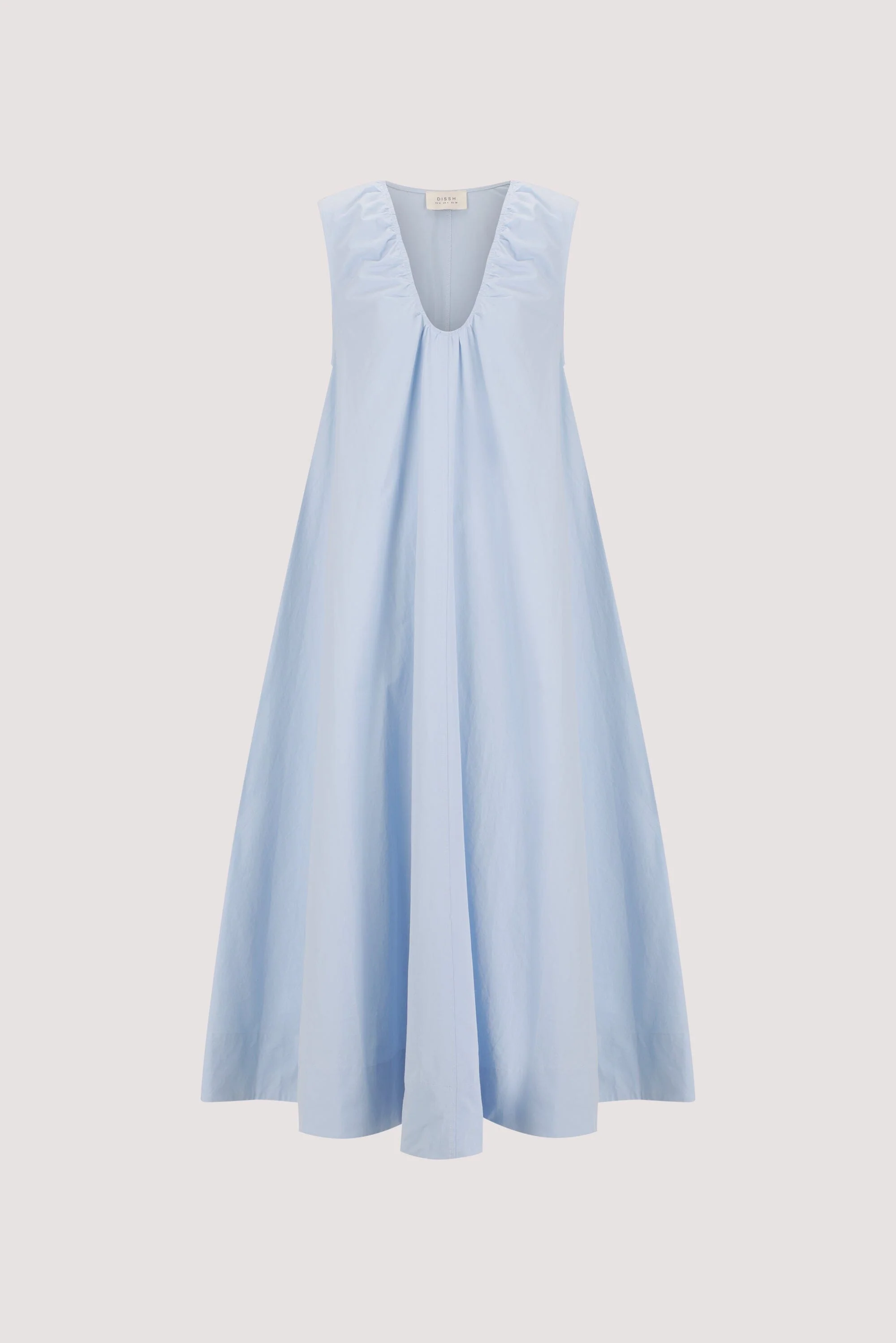 GABBY CORNFLOWER OVERSIZED COTTON MIDI DRESS - Image 7