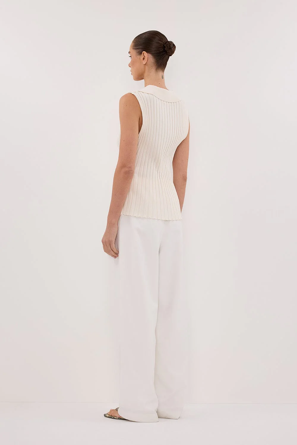 HAL PLASTER SLEEVELESS KNIT TOP - Image 4