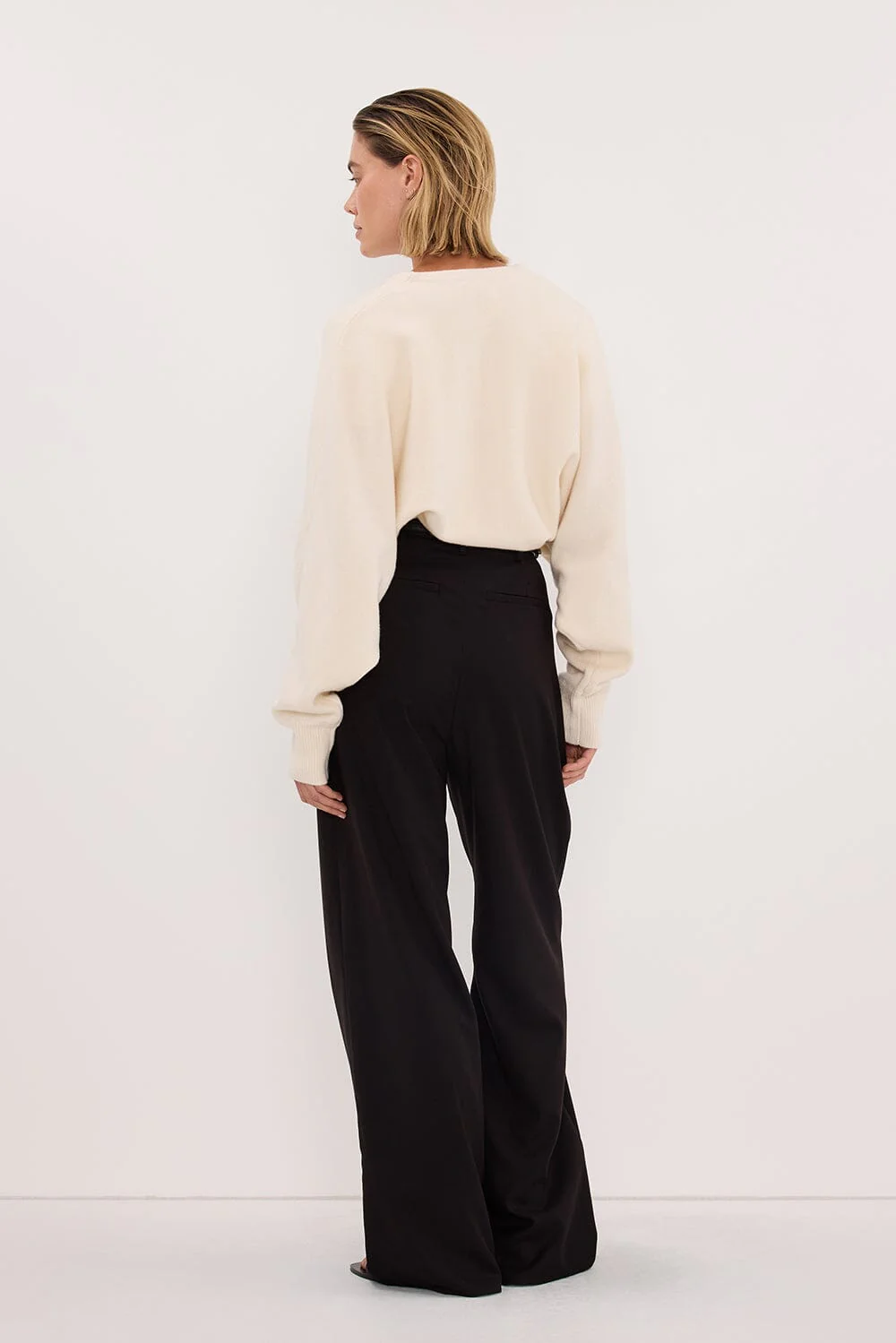 HARLEY BLACK STRAIGHT LEG PANT - Image 4
