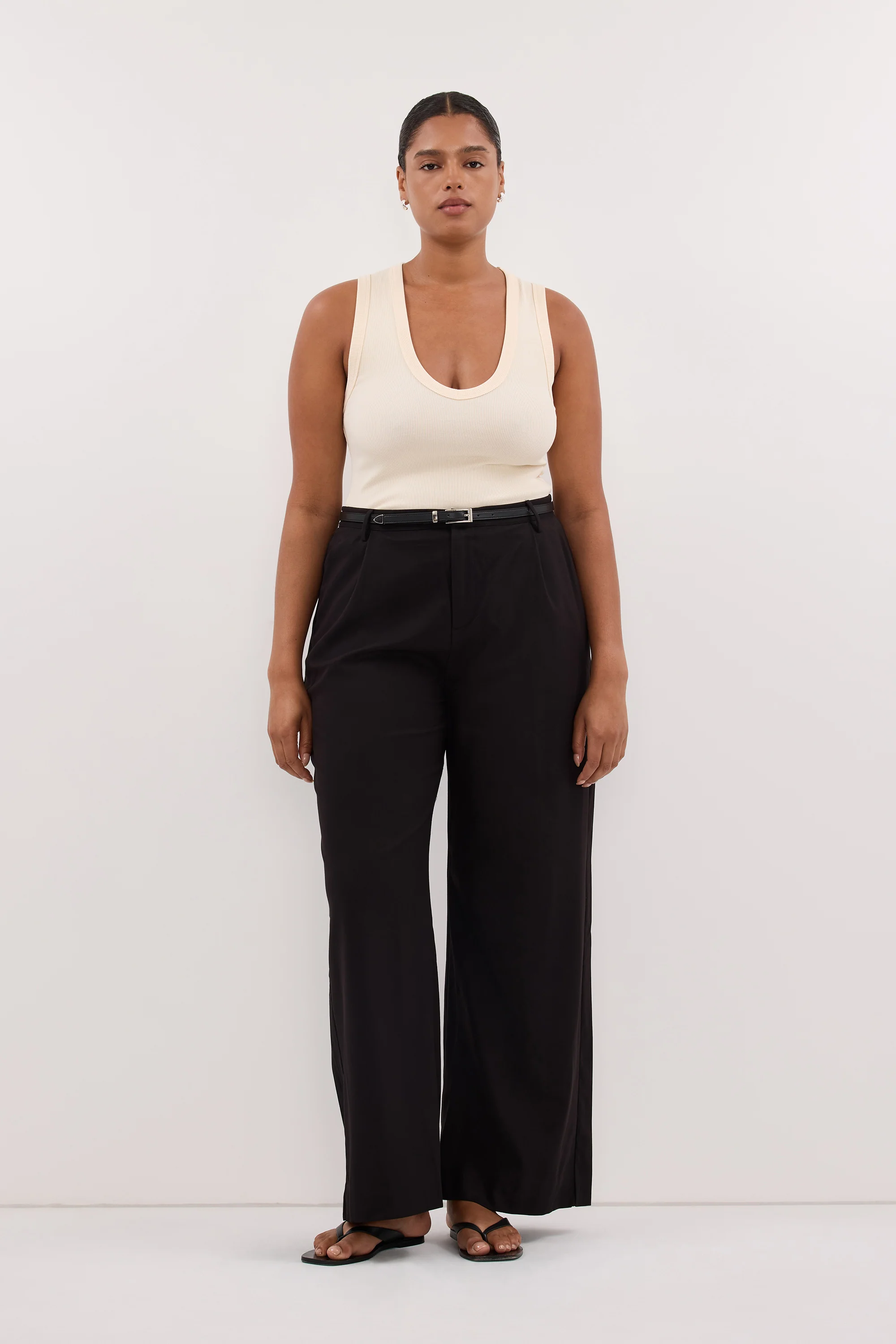 HARLEY BLACK STRAIGHT LEG PANT - Image 6
