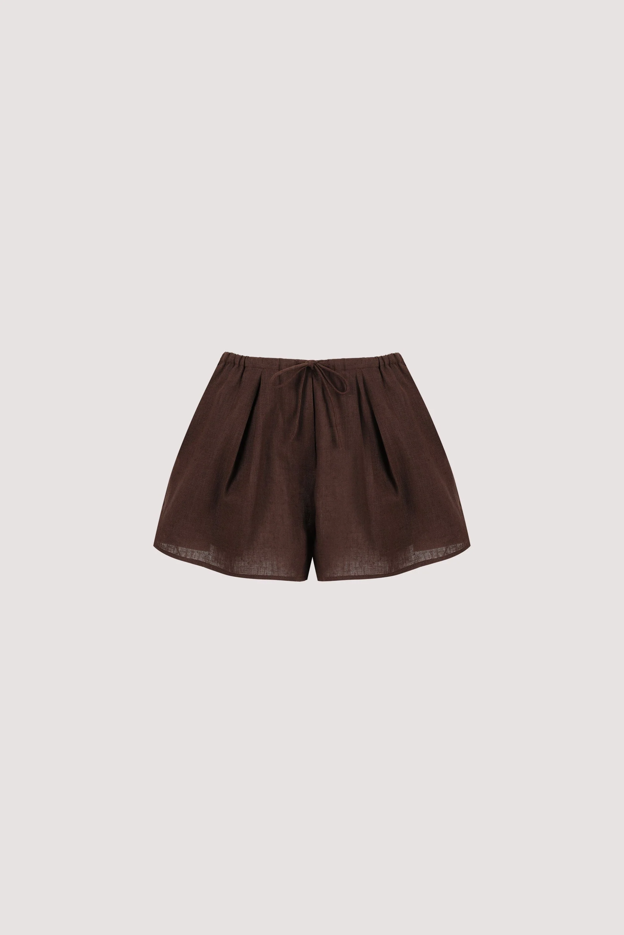 HELENA COCOA LINEN SHORT - Image 6