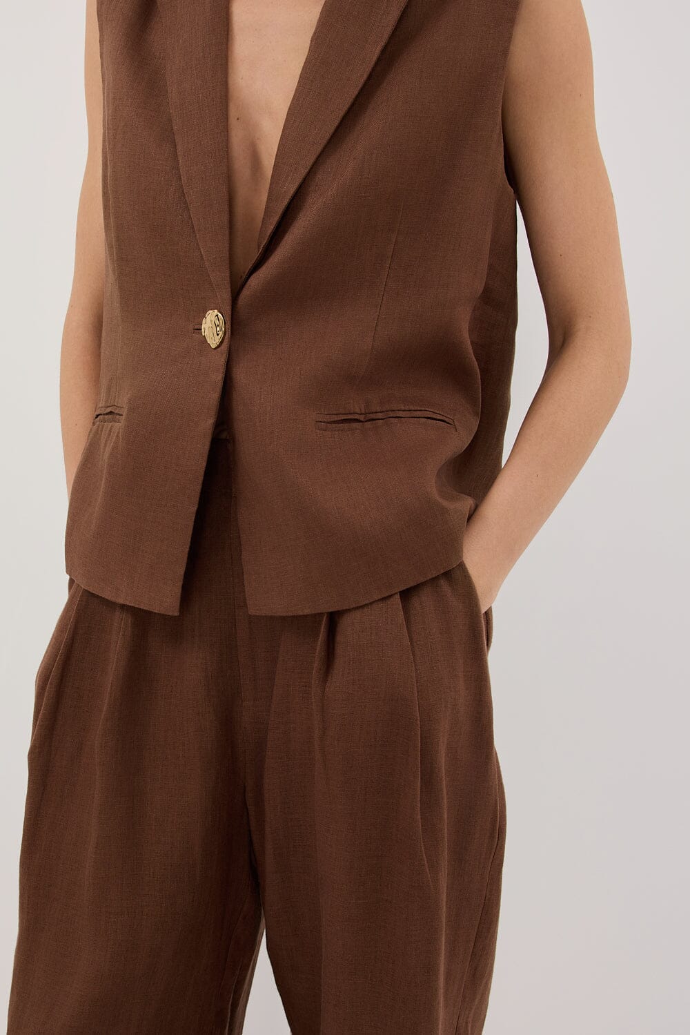HOLDEN FONDANT LINEN PANT - Image 5