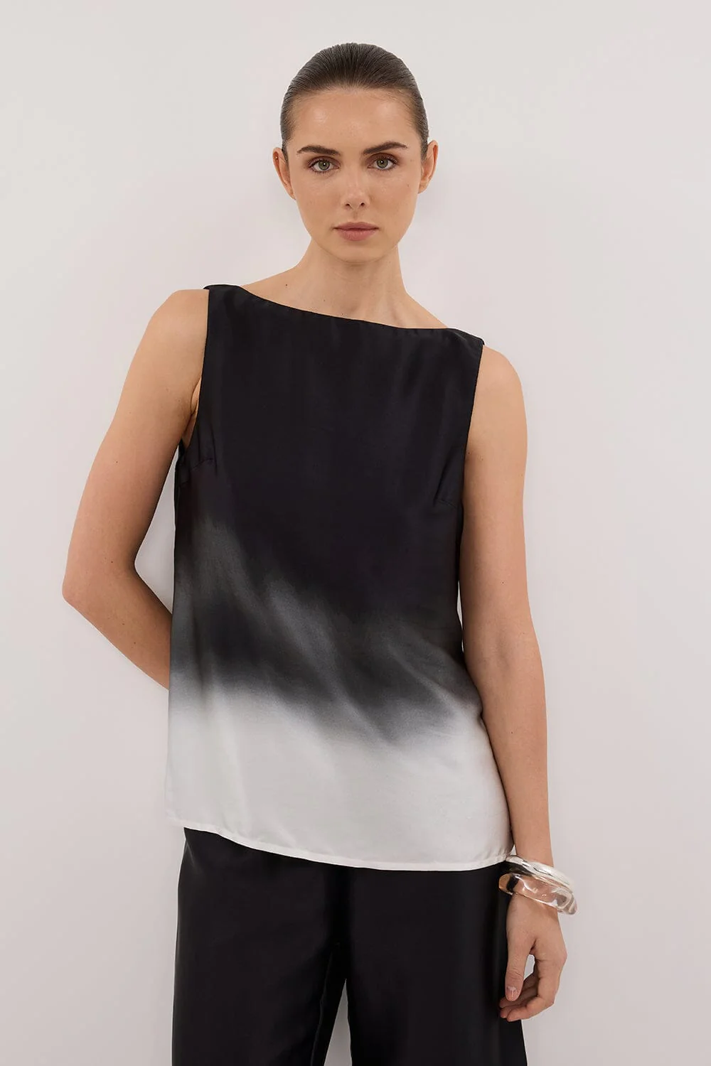 HUXLEY OMBRE SILK TOP - Image 2