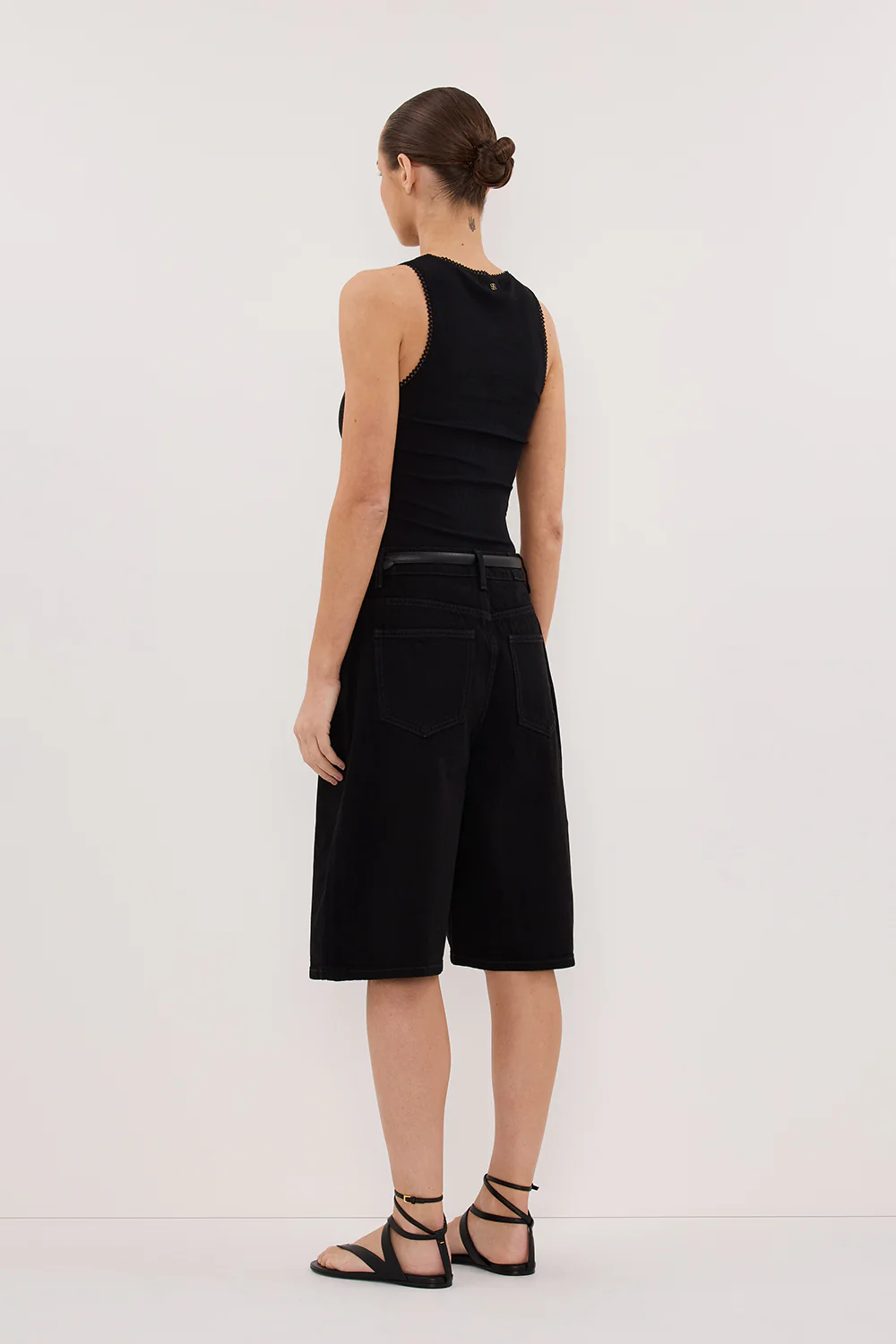 JACK JET BLACK DENIM BERMUDA SHORT - Image 4