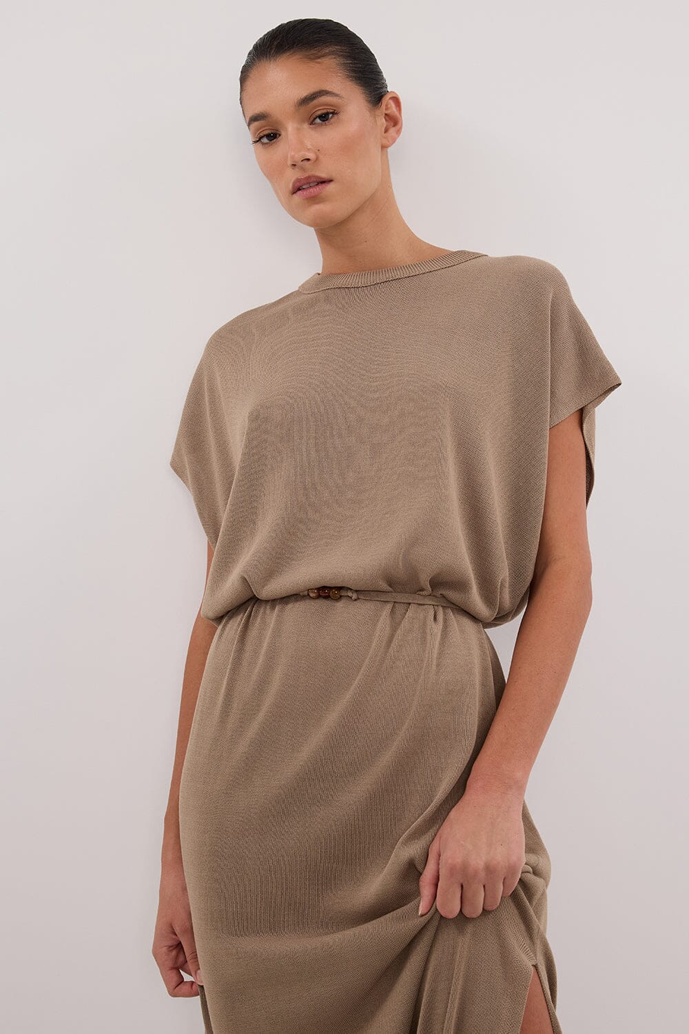 JACKI SAGE SLEEVELESS KNIT MAXI DRESS - Image 6