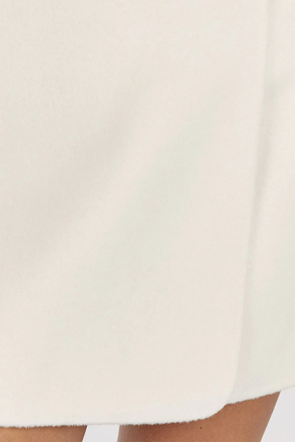 JERI CREAM WOOL BLEND MINI SKIRT - Image 6