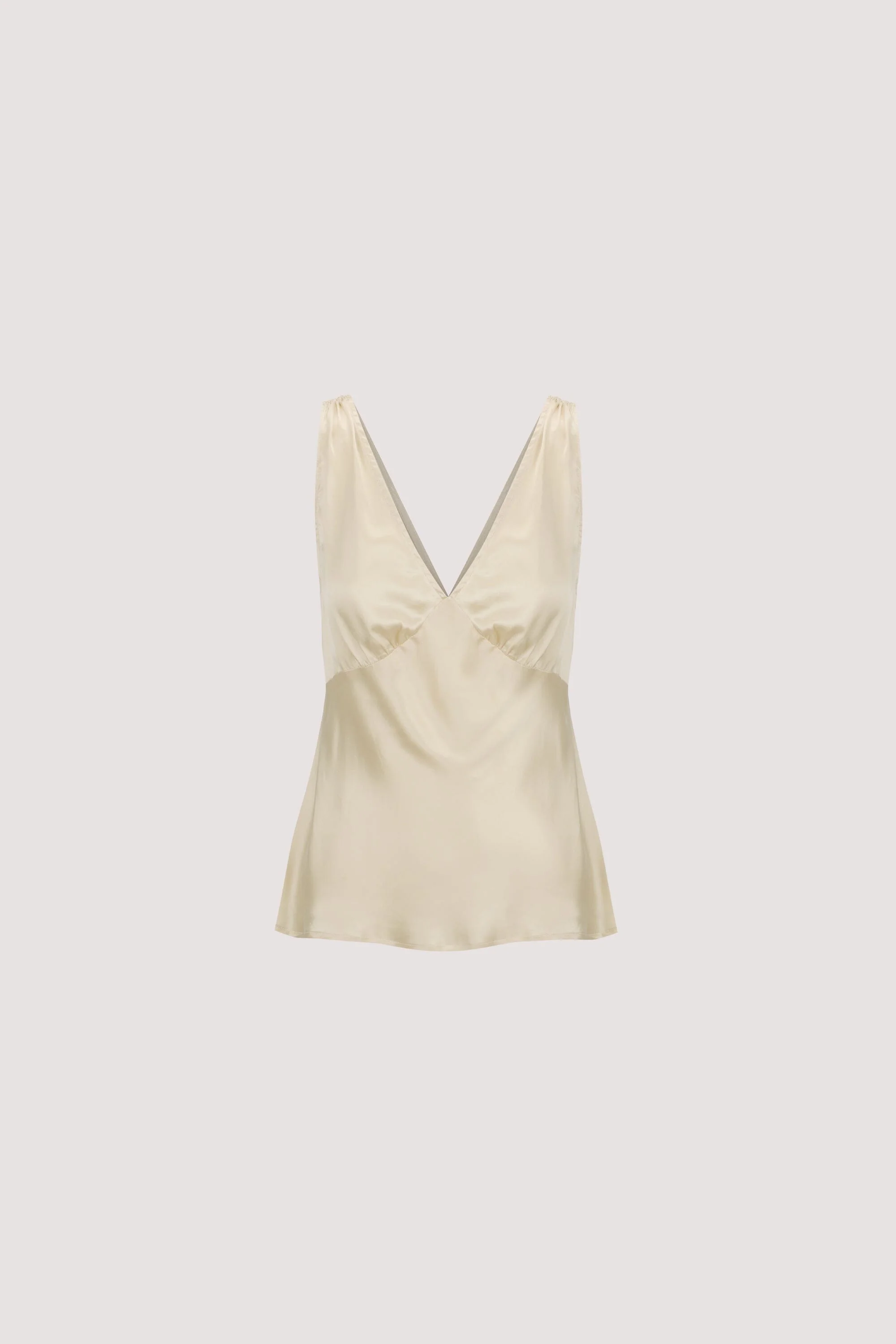JORJA STRAW SLEEVELESS SILK TOP - Image 7