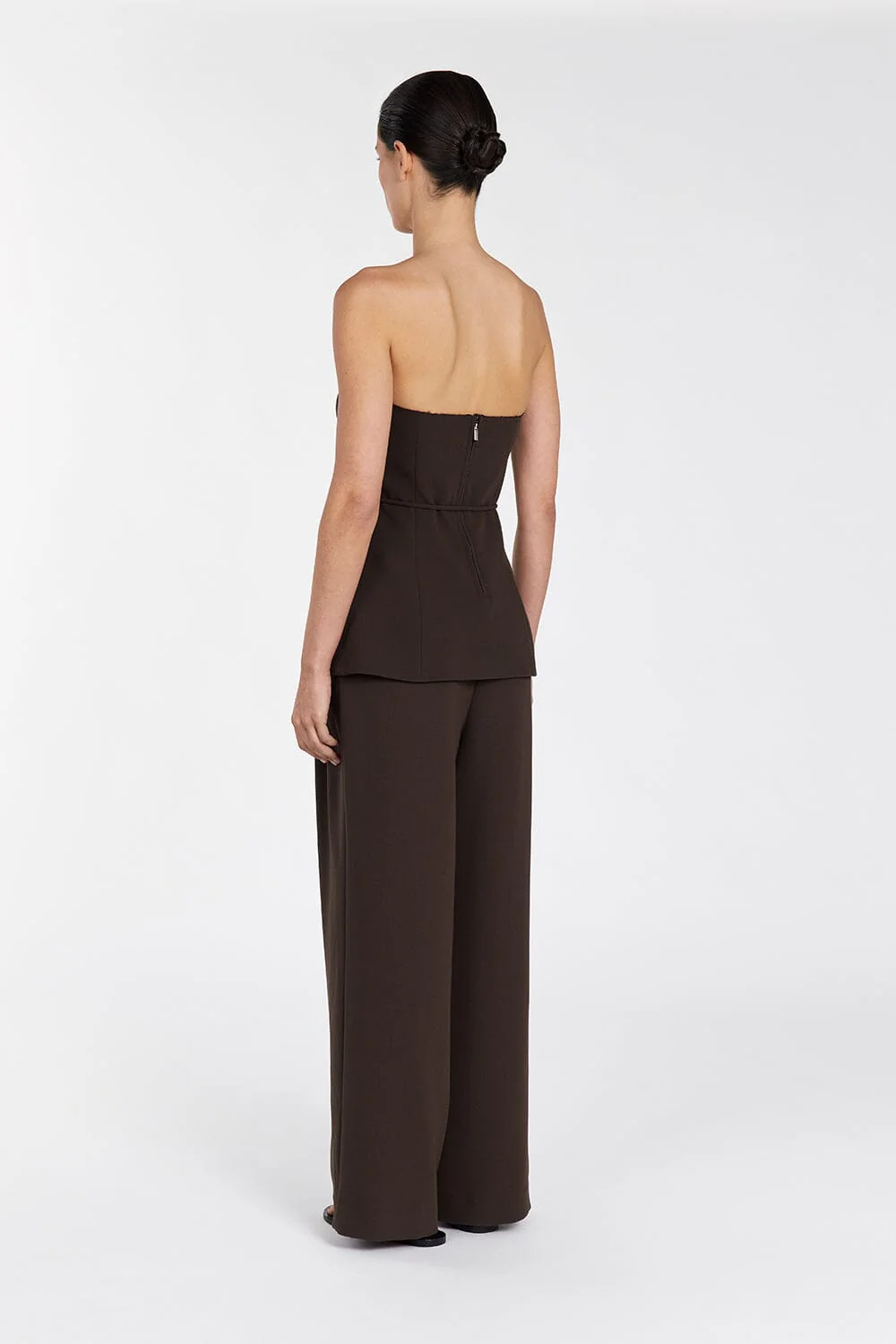 JULIE BITTER CHOC STRAPLESS TOP - Image 5