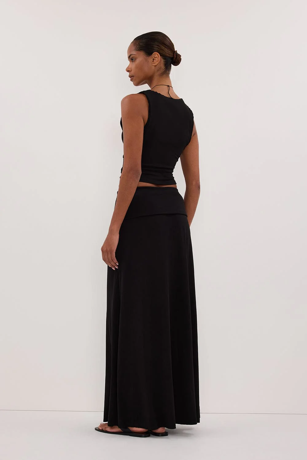 JULIE BLACK MODAL BLEND SLEEVELESS TANK - Image 4