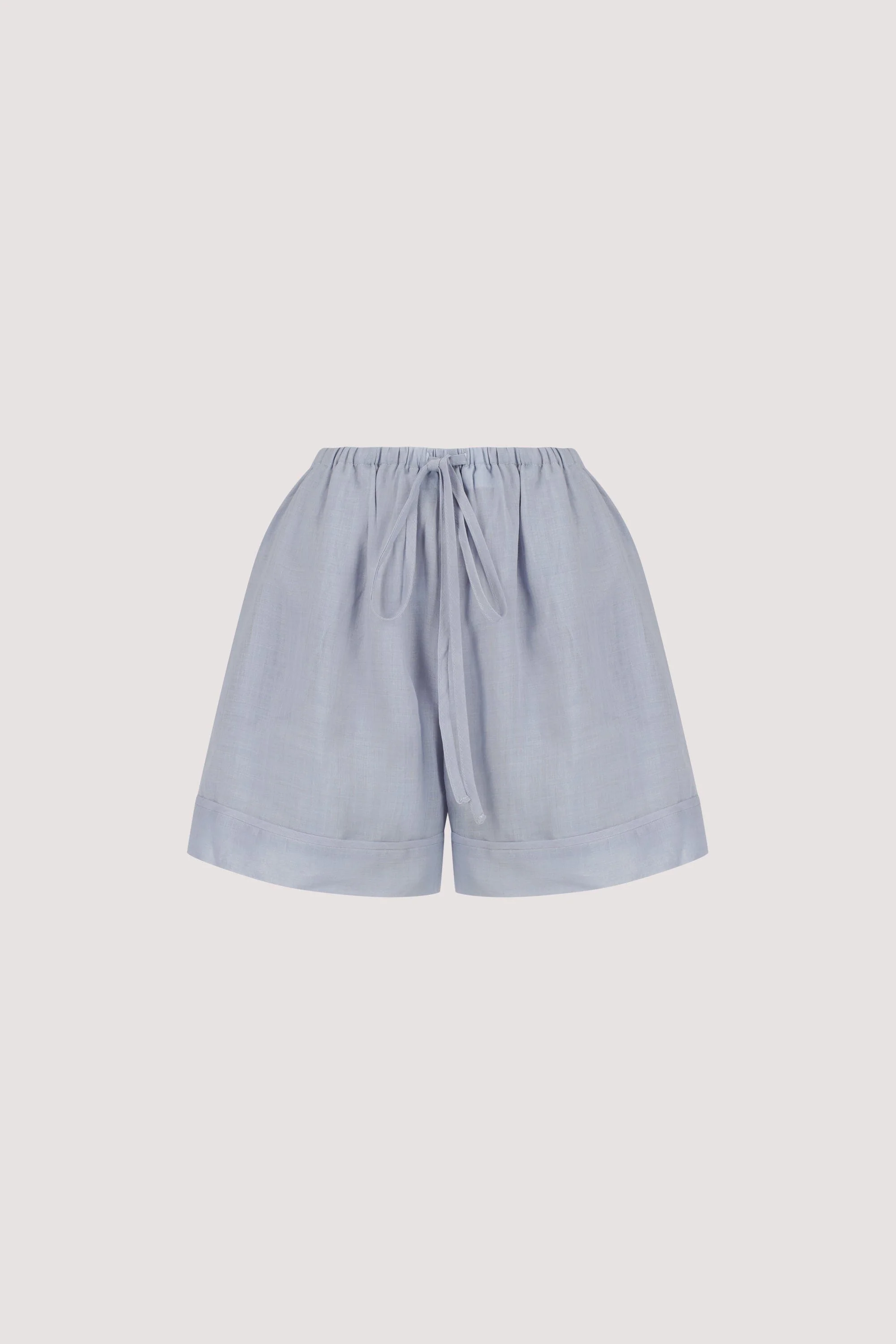 KAI DUSTY BLUE RAMIE SHORT - Image 8