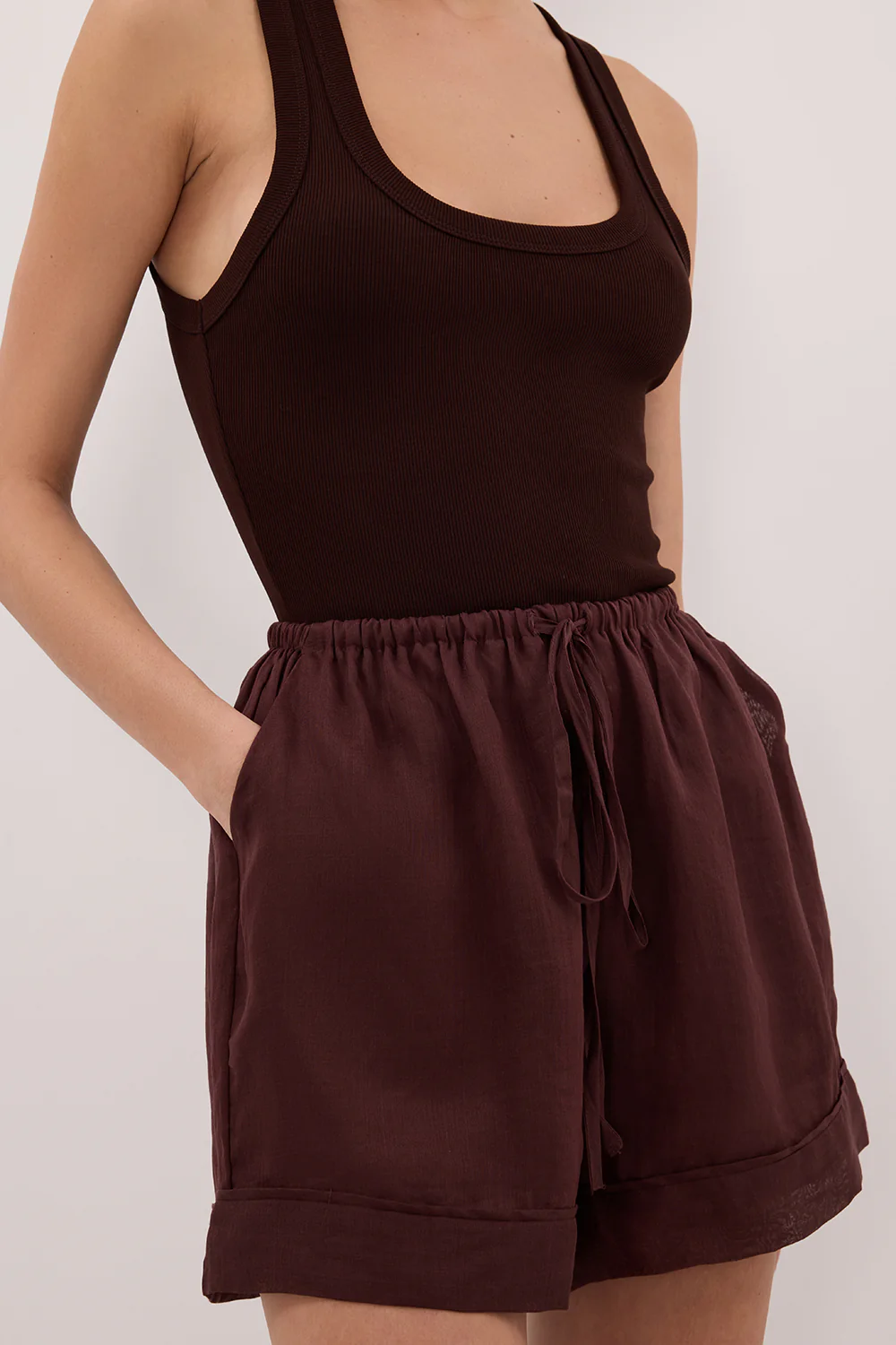 KAI  WALNUT RAMIE SHORT - Image 6