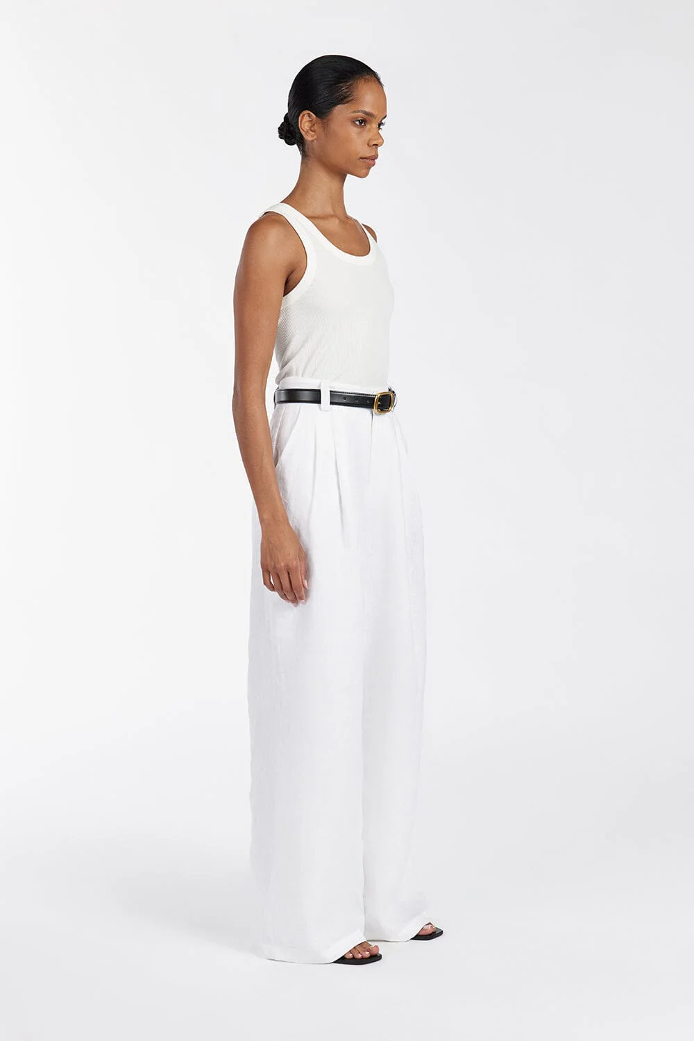 LEE OFF WHITE KNIT TANK - Image 3