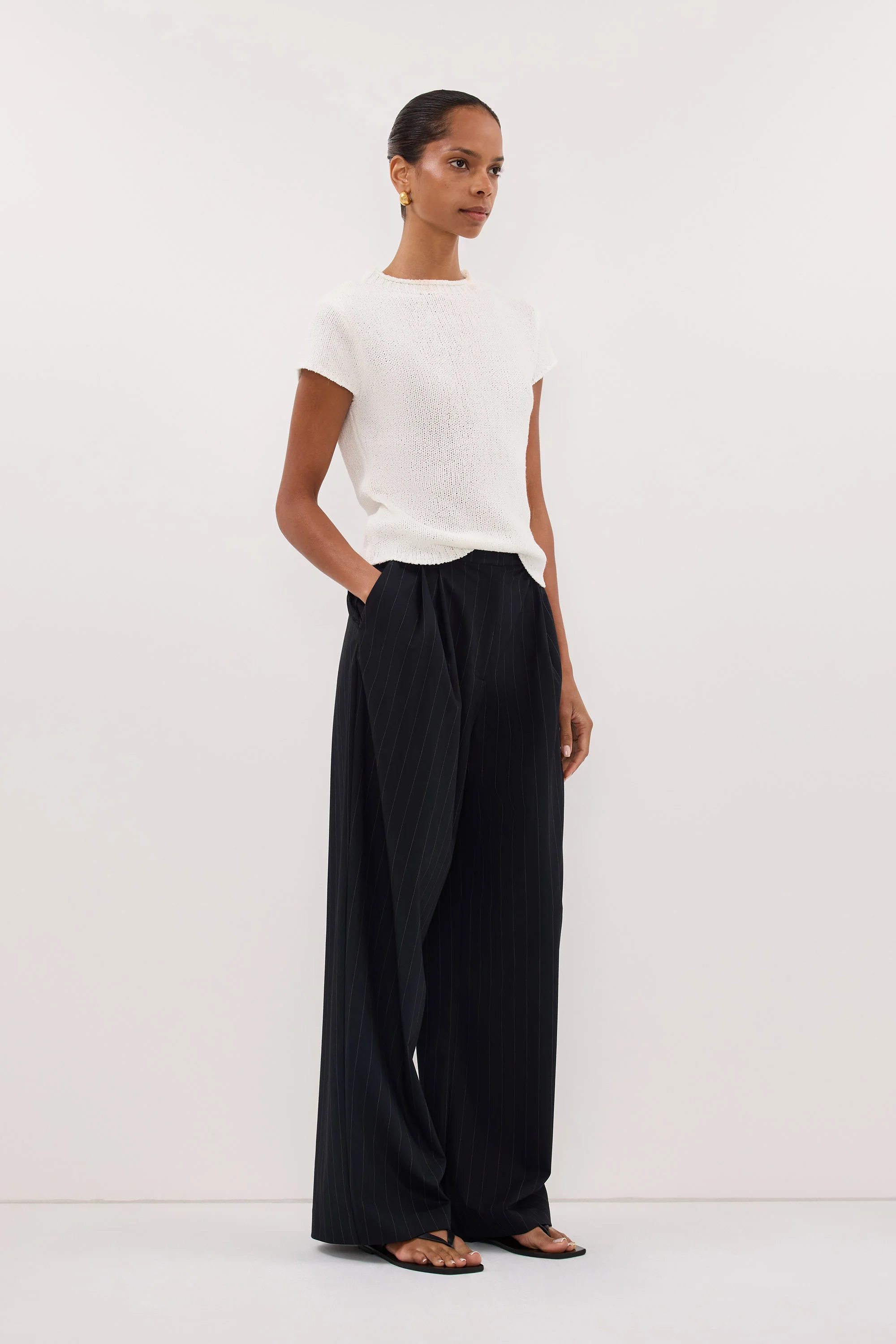 LEO OFF WHITE KNIT TOP - Image 3