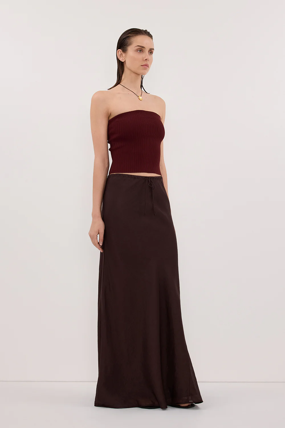 LIMA SAHARA STRAPLESS BANDEAU KNIT TOP - Image 3