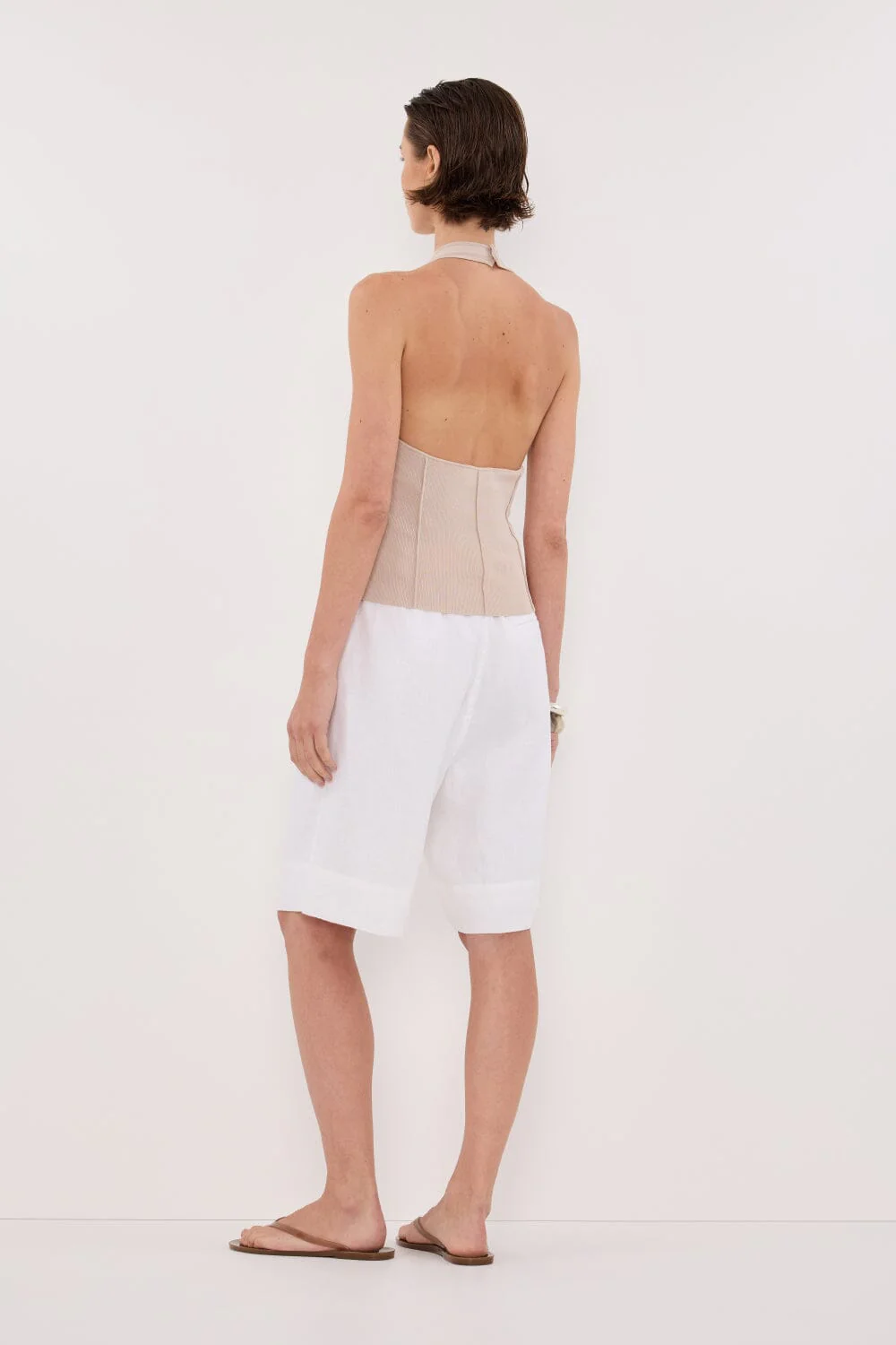 LISS STONE HALTER KNIT TOP - Image 4