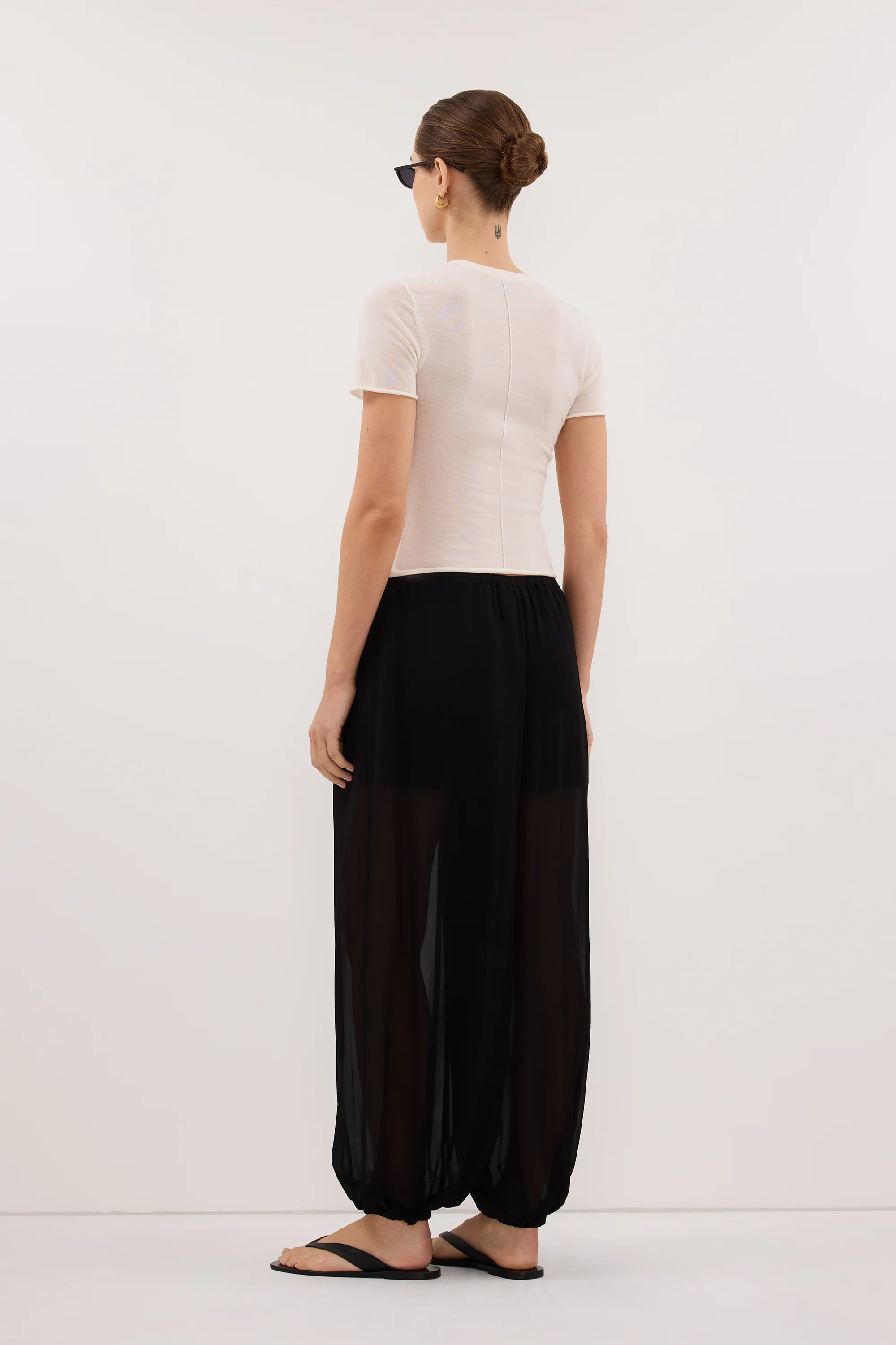 LUELLA BLACK BALLOON PANTS - Image 4