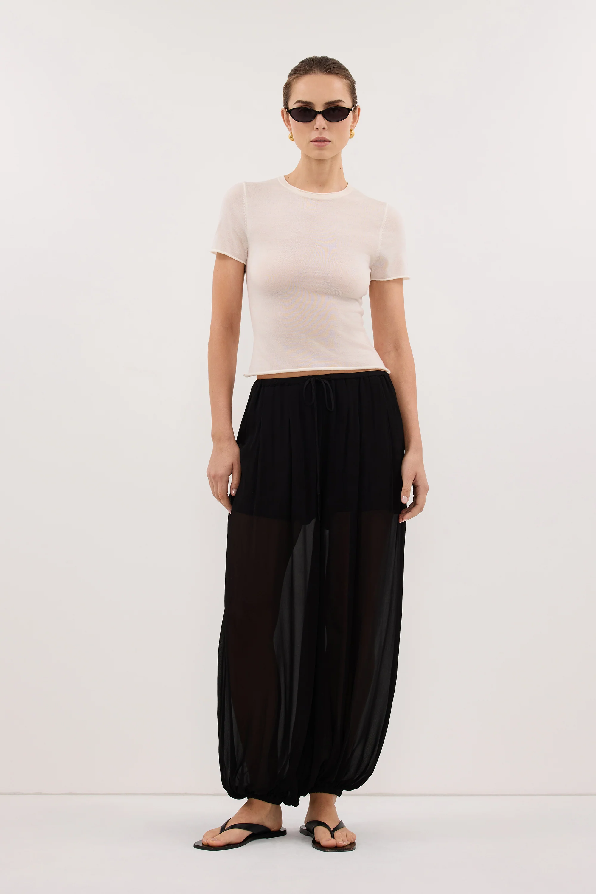 LUELLA BLACK BALLOON PANTS - Image 6