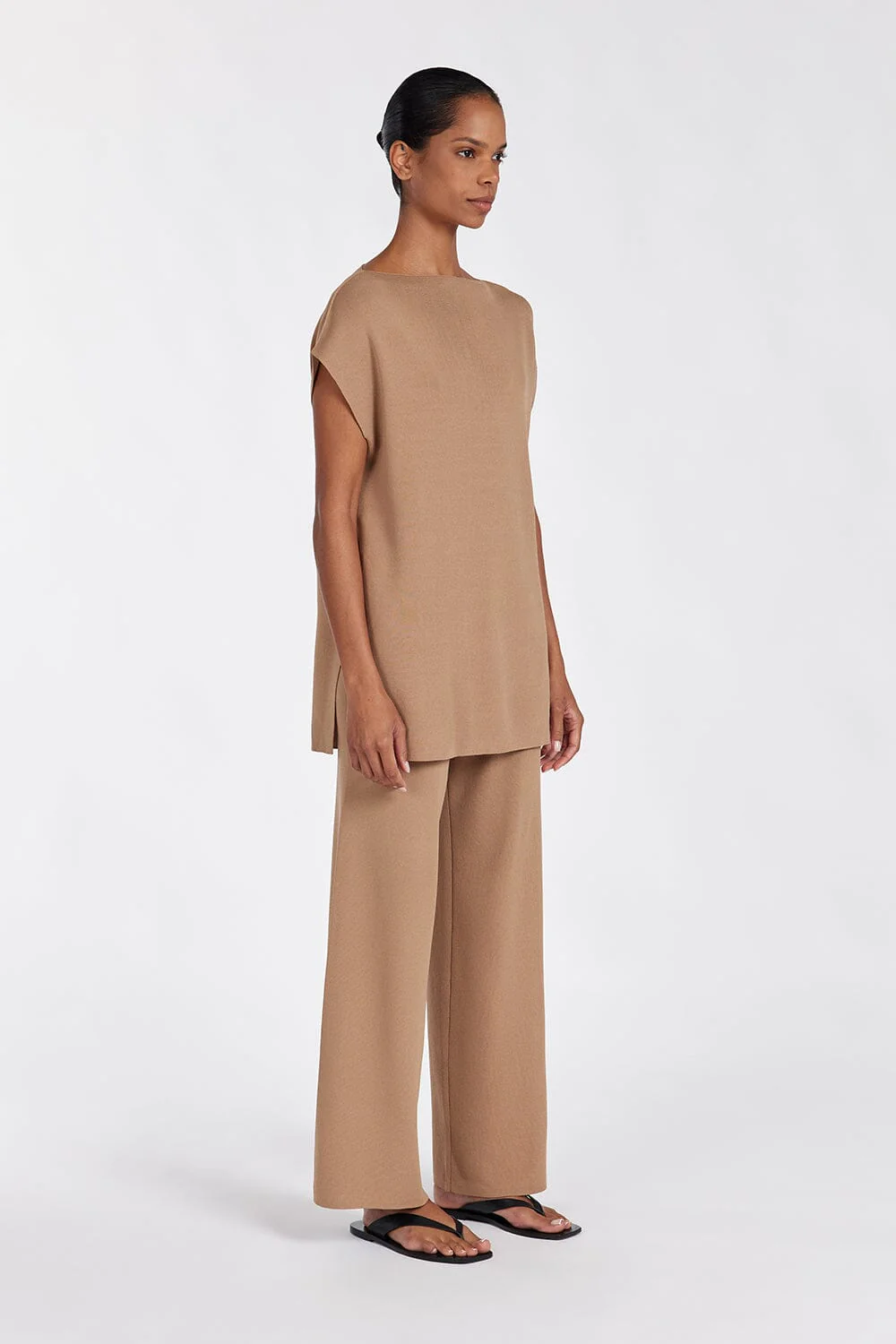 MABLE TAN KNIT PANT - Image 3