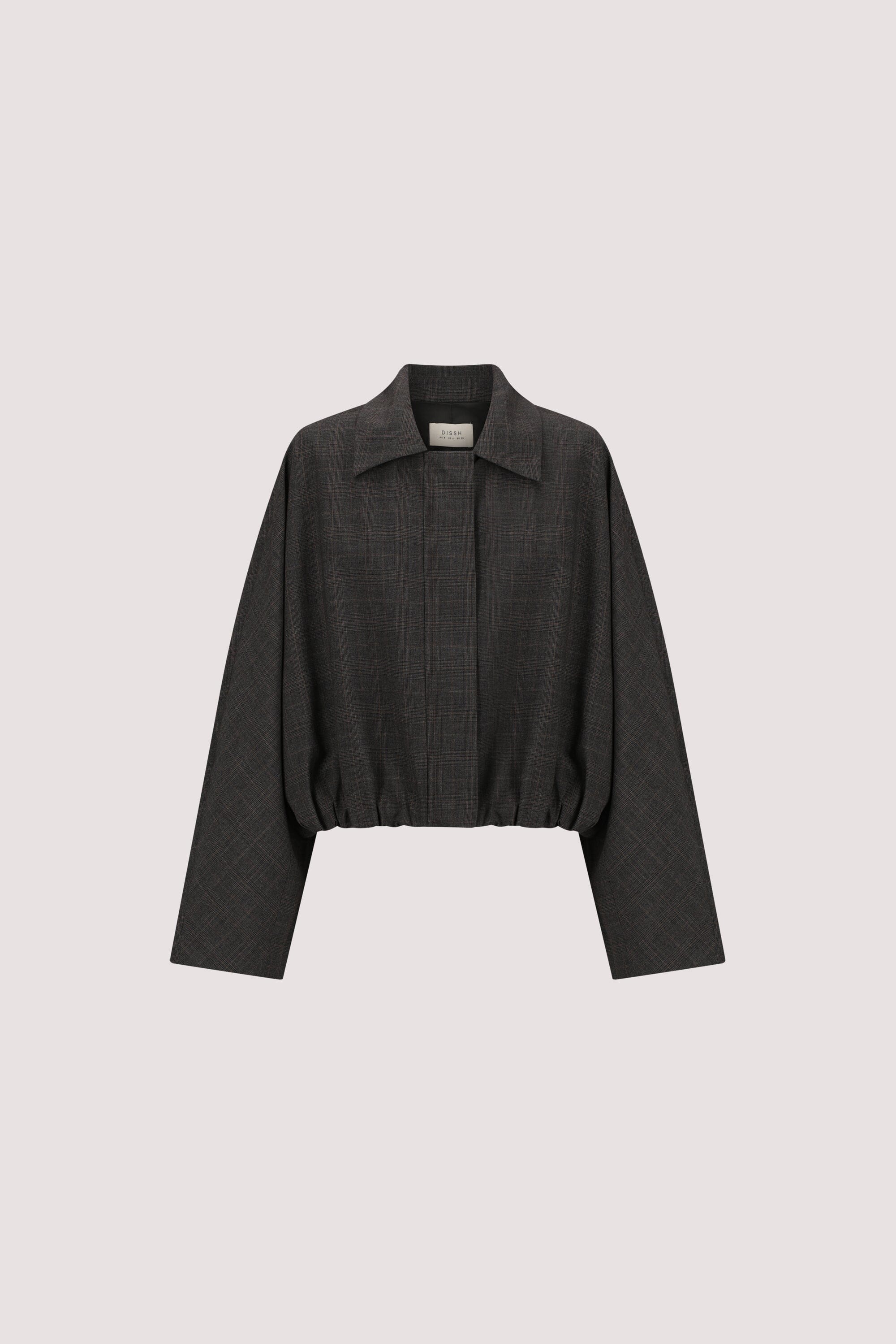 MARCO GREY PLAID BOMBER JACKET - Image 7