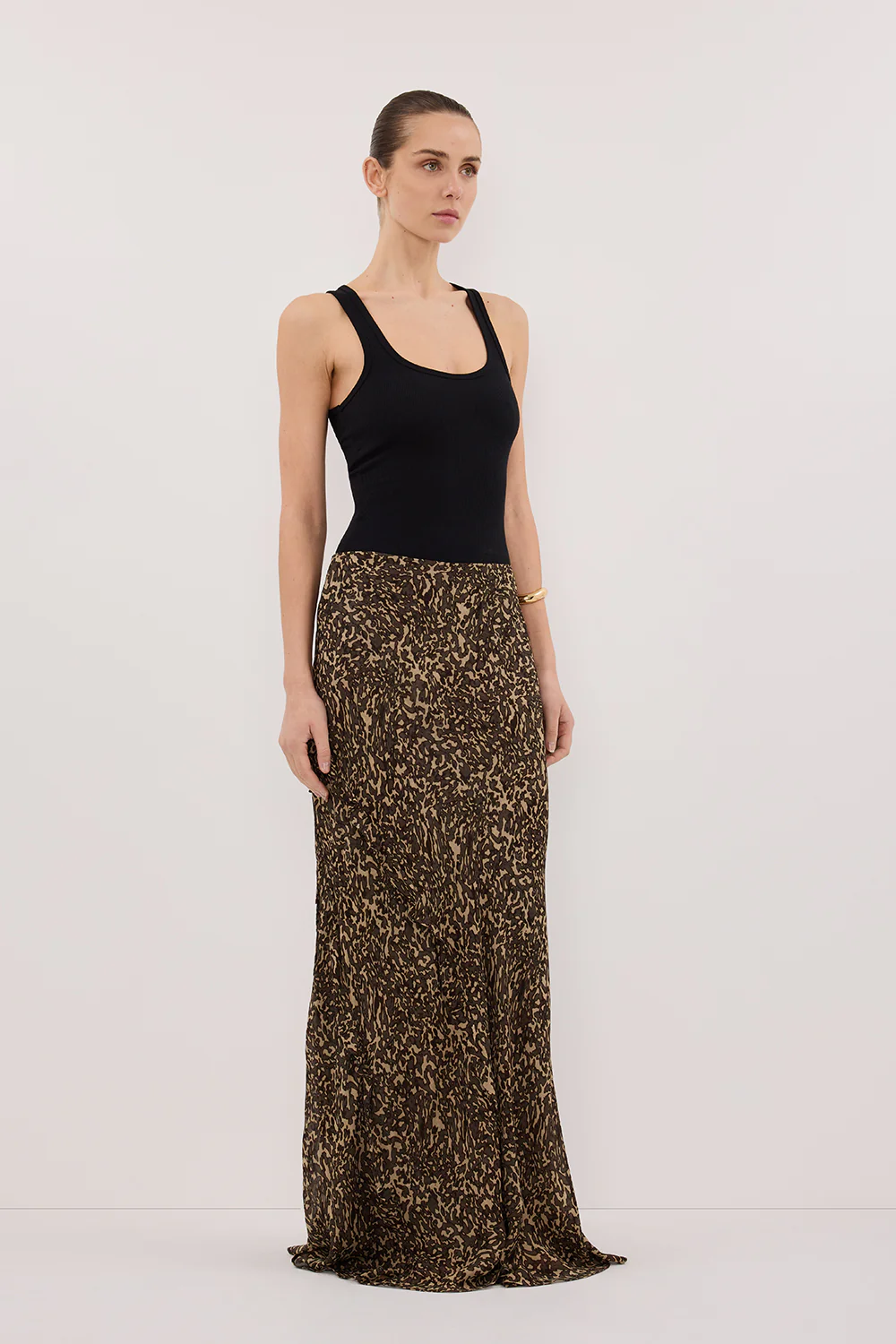 MARVILLA CHOC MIDI SKIRT - Image 3