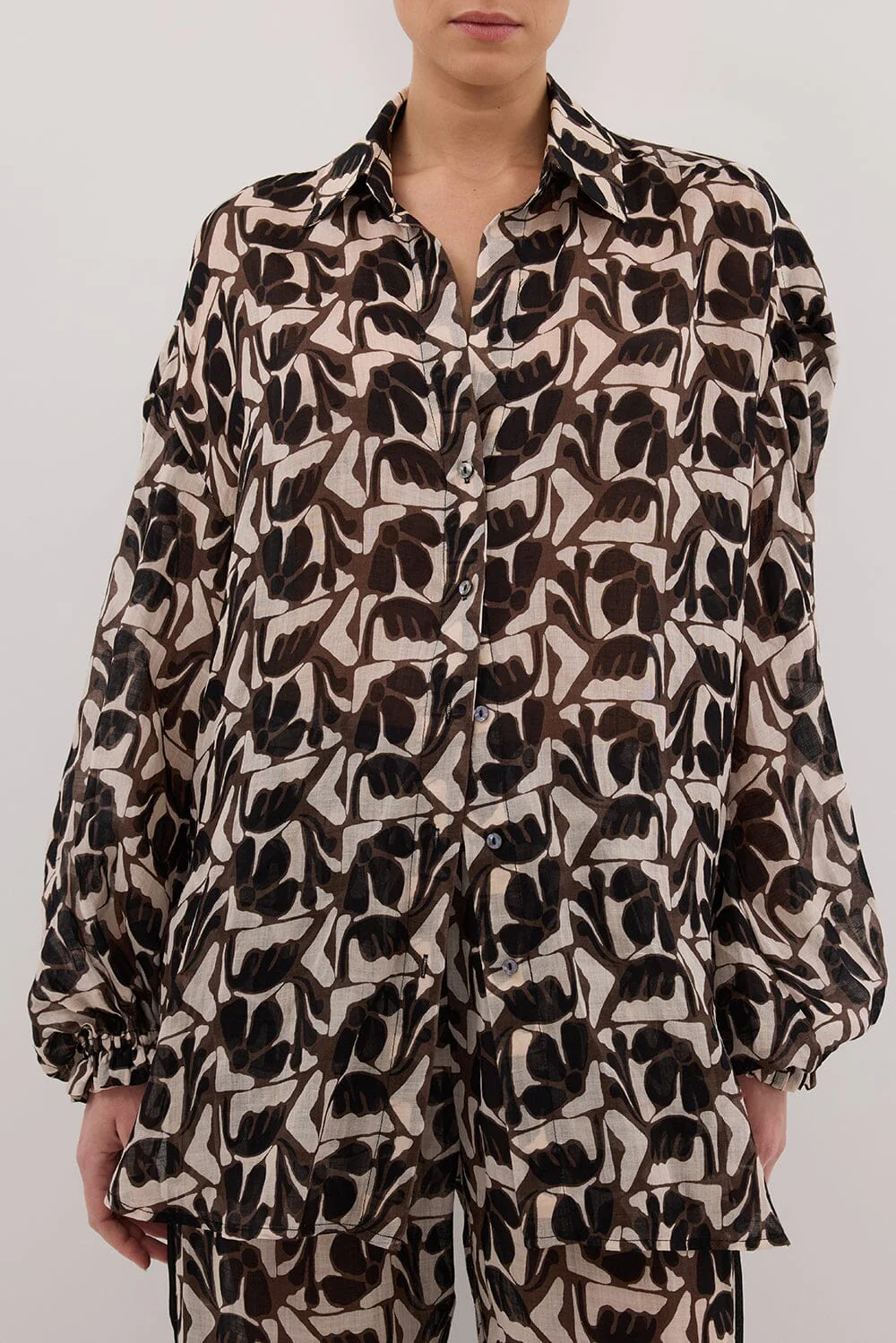 MAUI BITTER CHOC RAMIE LONG SLEEVE SHIRT - Image 6
