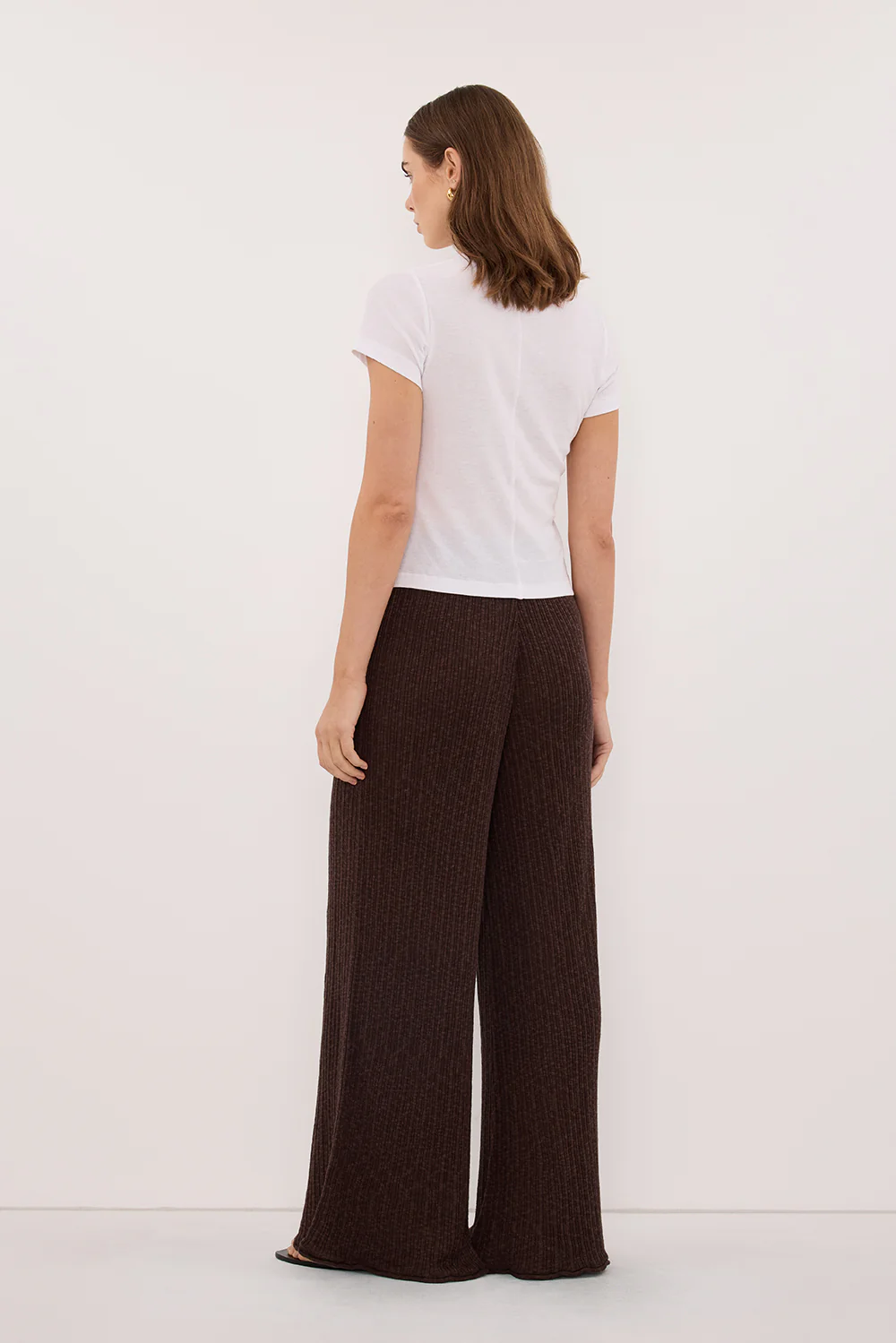 MAX CHOC WIDE LEG KNIT PANT - Image 4