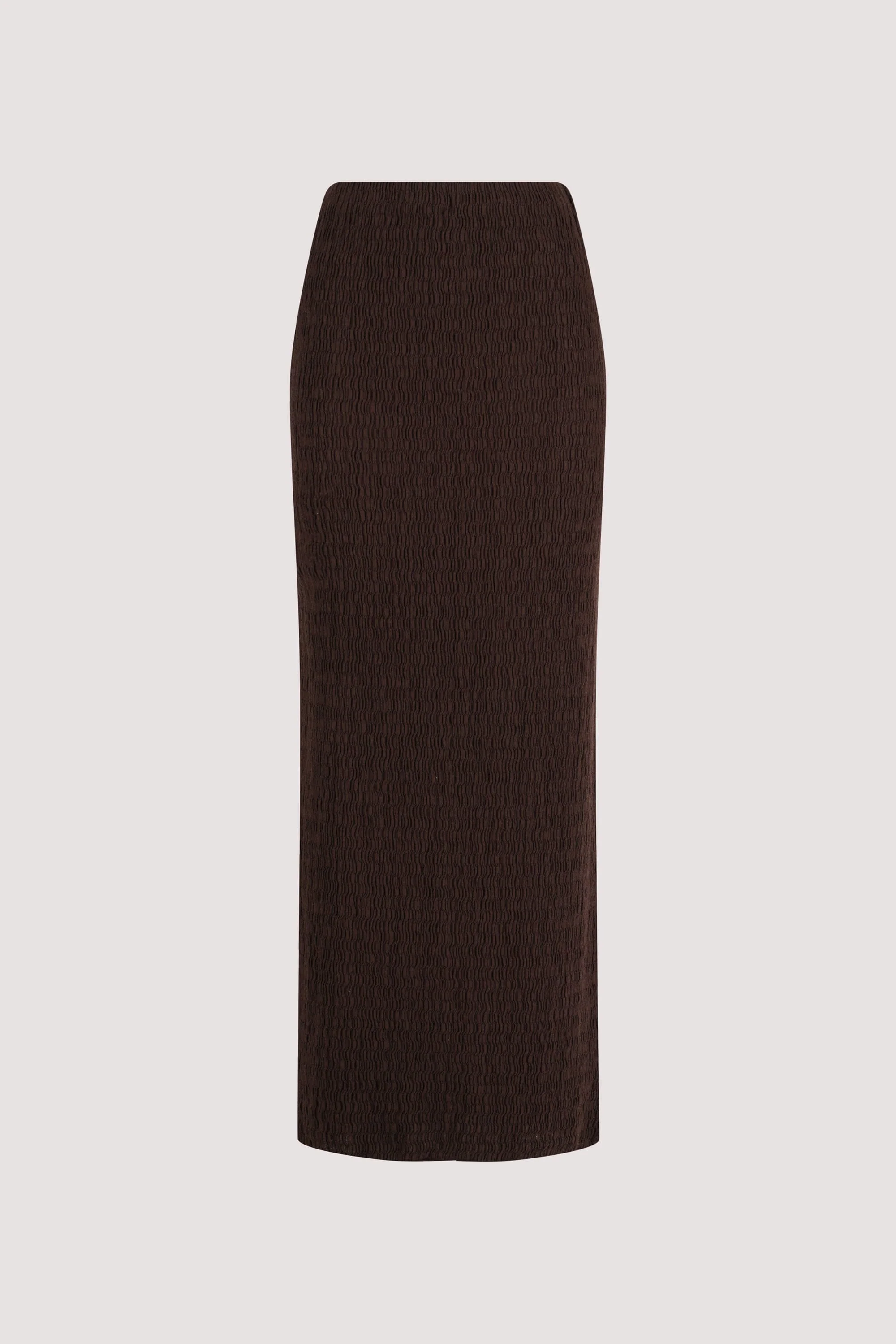 MELISSA CHOCOLATE KNIT MIDI SKIRT - Image 7