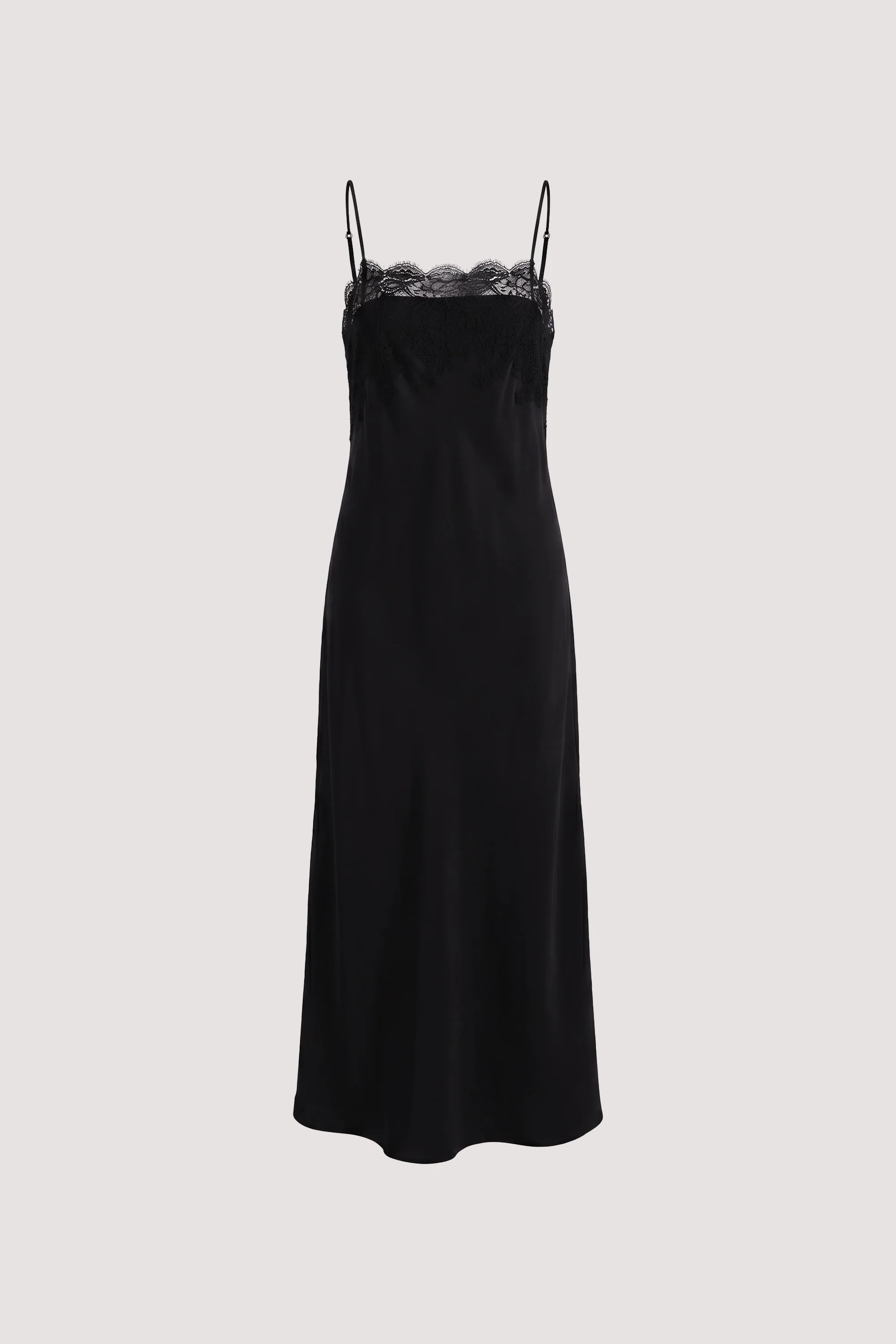 MINA BLACK CUPRO LACE DRESS - Image 6