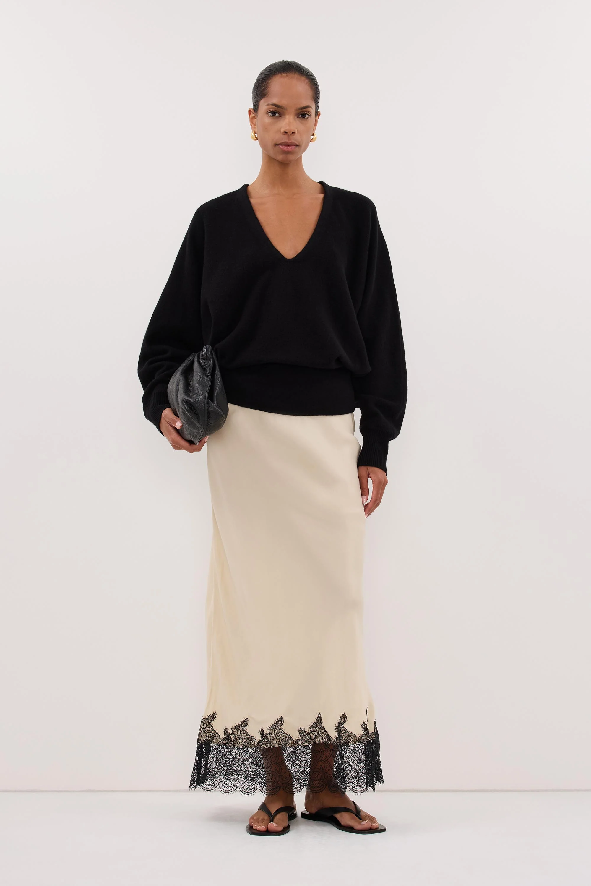 MINA STRAW CUPRO LACE SKIRT - Image 6