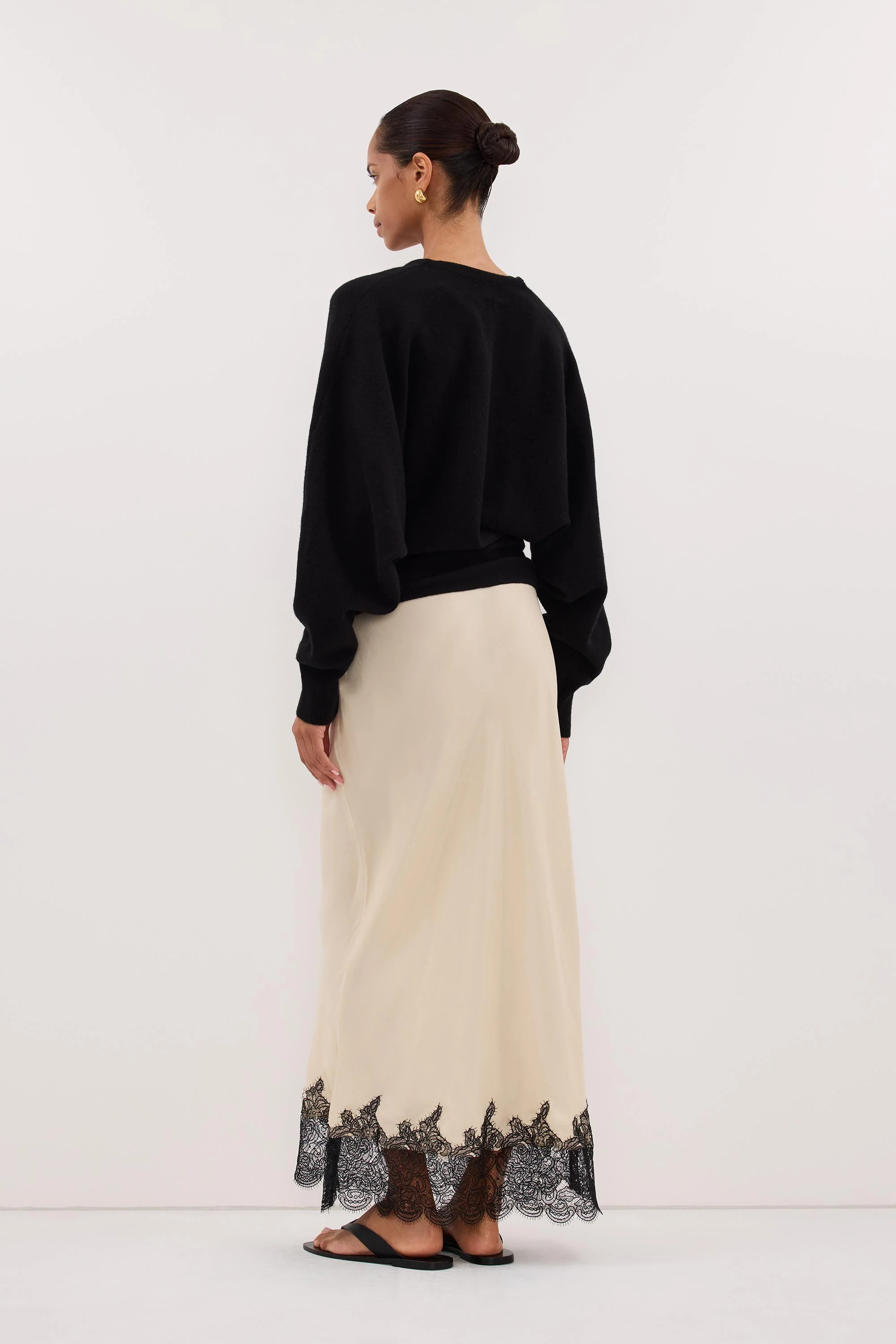 MINA STRAW CUPRO LACE SKIRT - Image 7