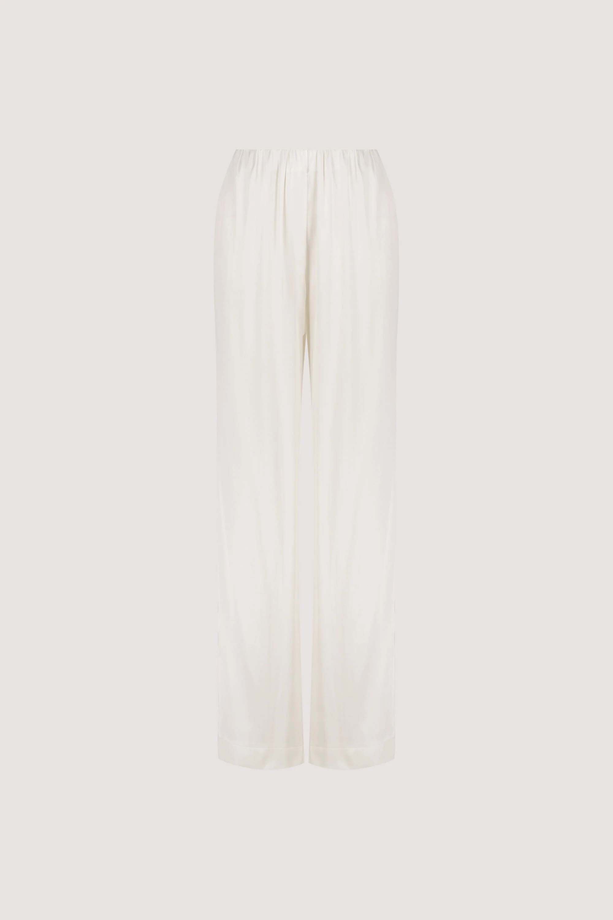 MONICA WHITE SATIN PANT - Image 6