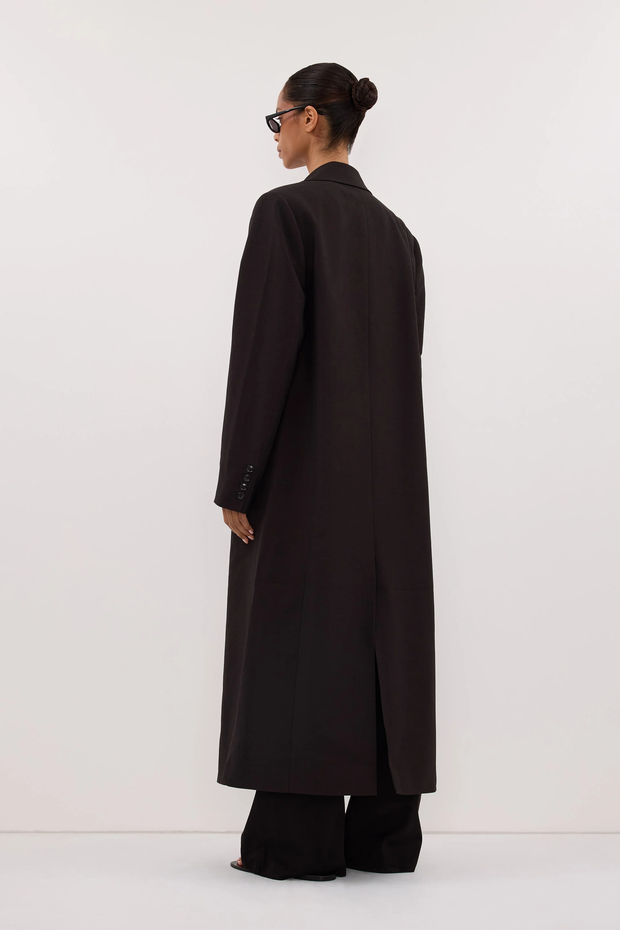 MONIQUE PEAT LONGLINE BLAZER COAT - Image 4
