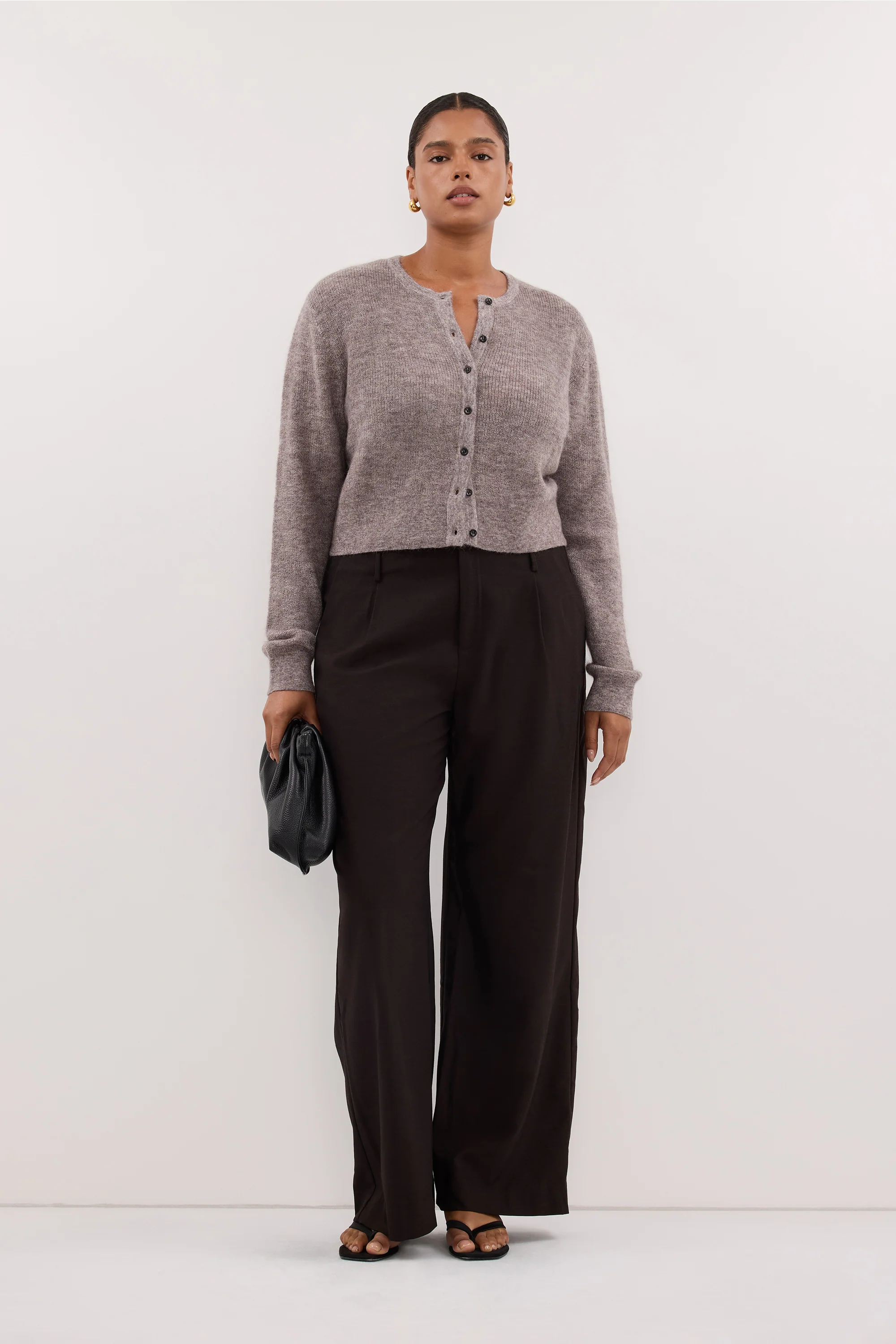 MONIQUE PEAT CHOC TAILORED PANT - Image 6