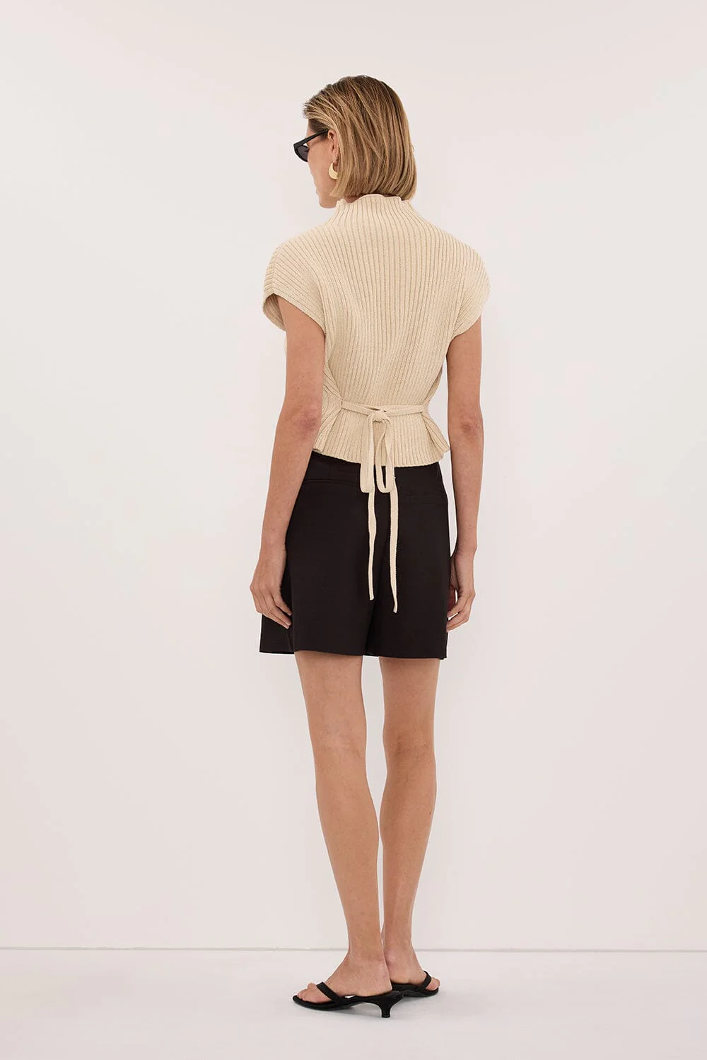 MONIQUE PEAT CHOC TAILORED SHORT - Image 4