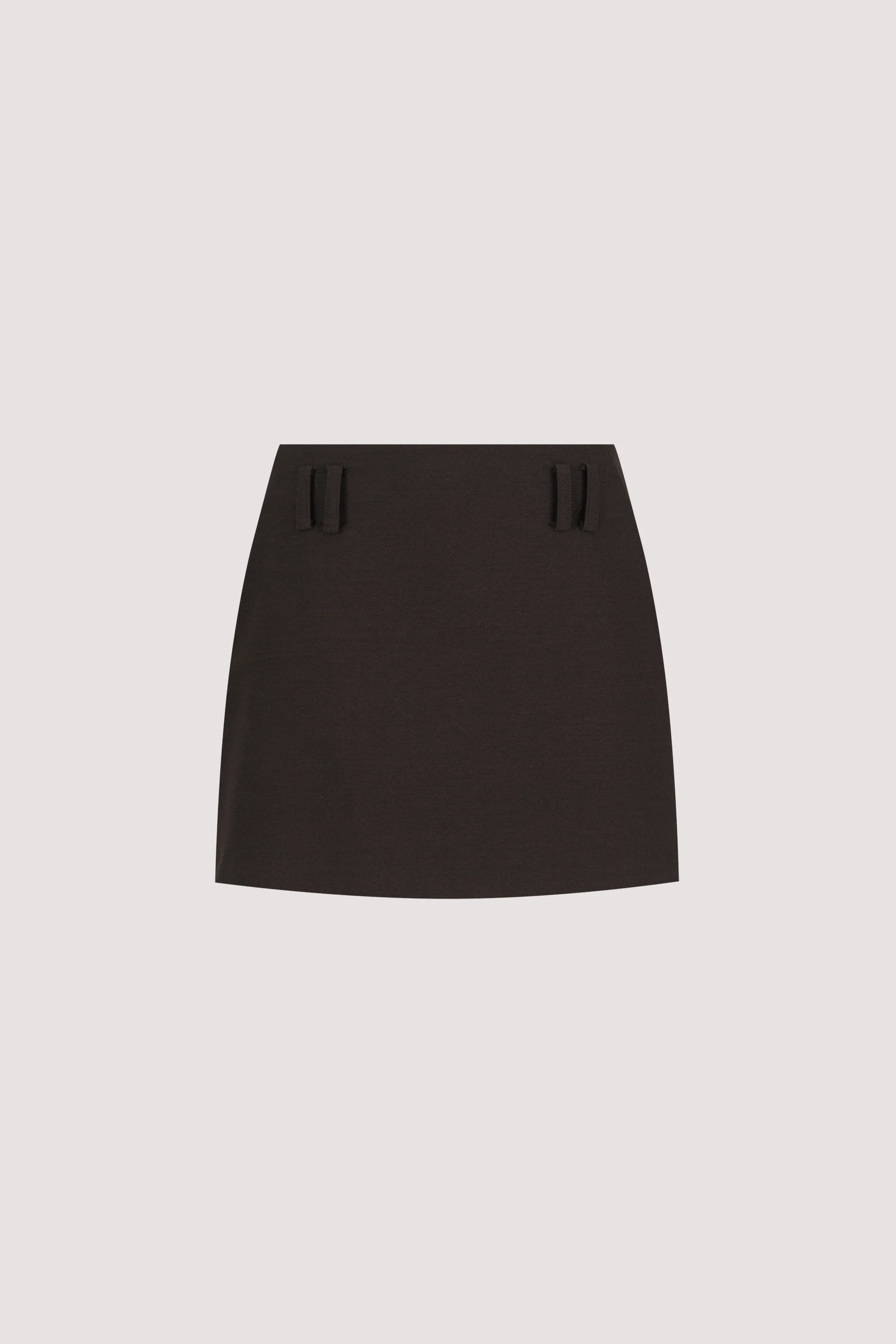 MONIQUE PEAT CHOC TAILORED SKORT - Image 6