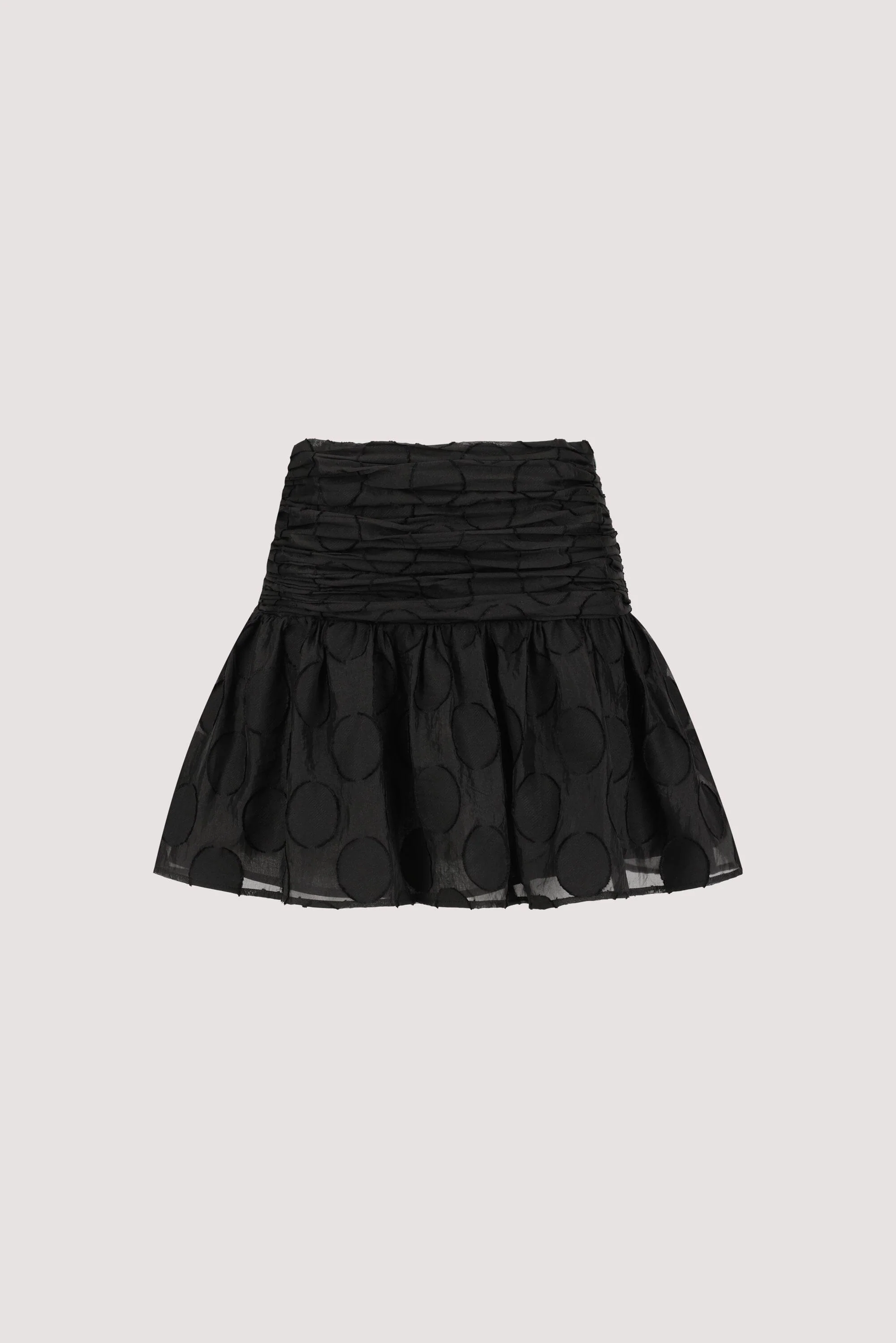 MONTANA BLACK JACQUARD MINI SKIRT - Image 6
