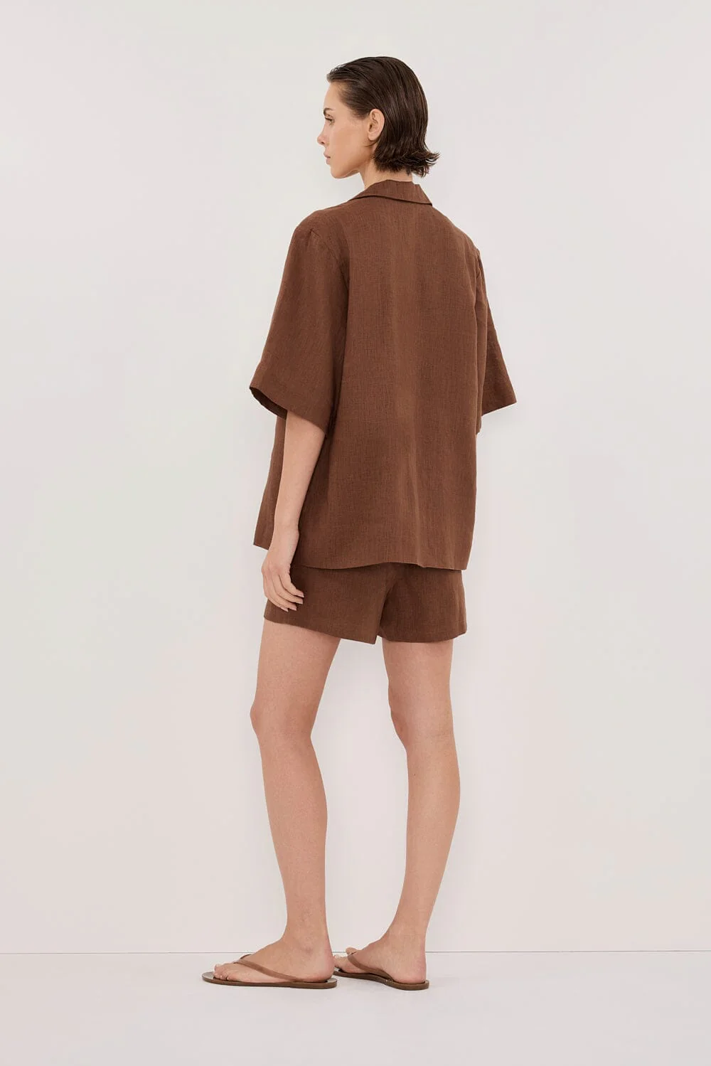 NALA FONDANT LINEN RESORT SHIRT - Image 5