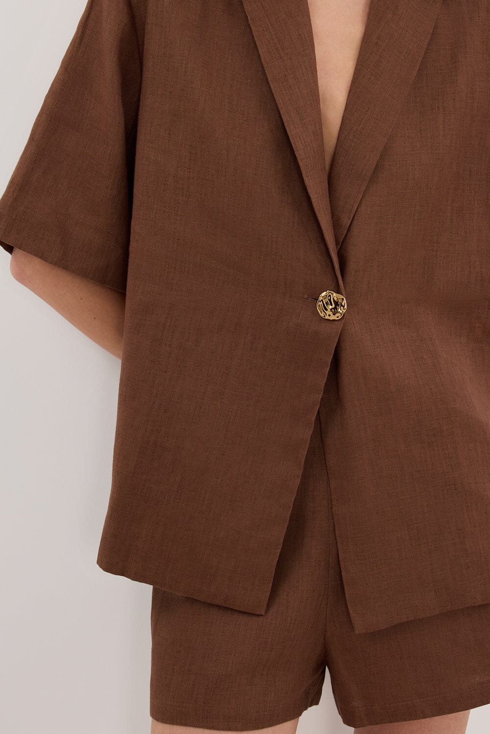 NALA FONDANT LINEN RESORT SHIRT - Image 6