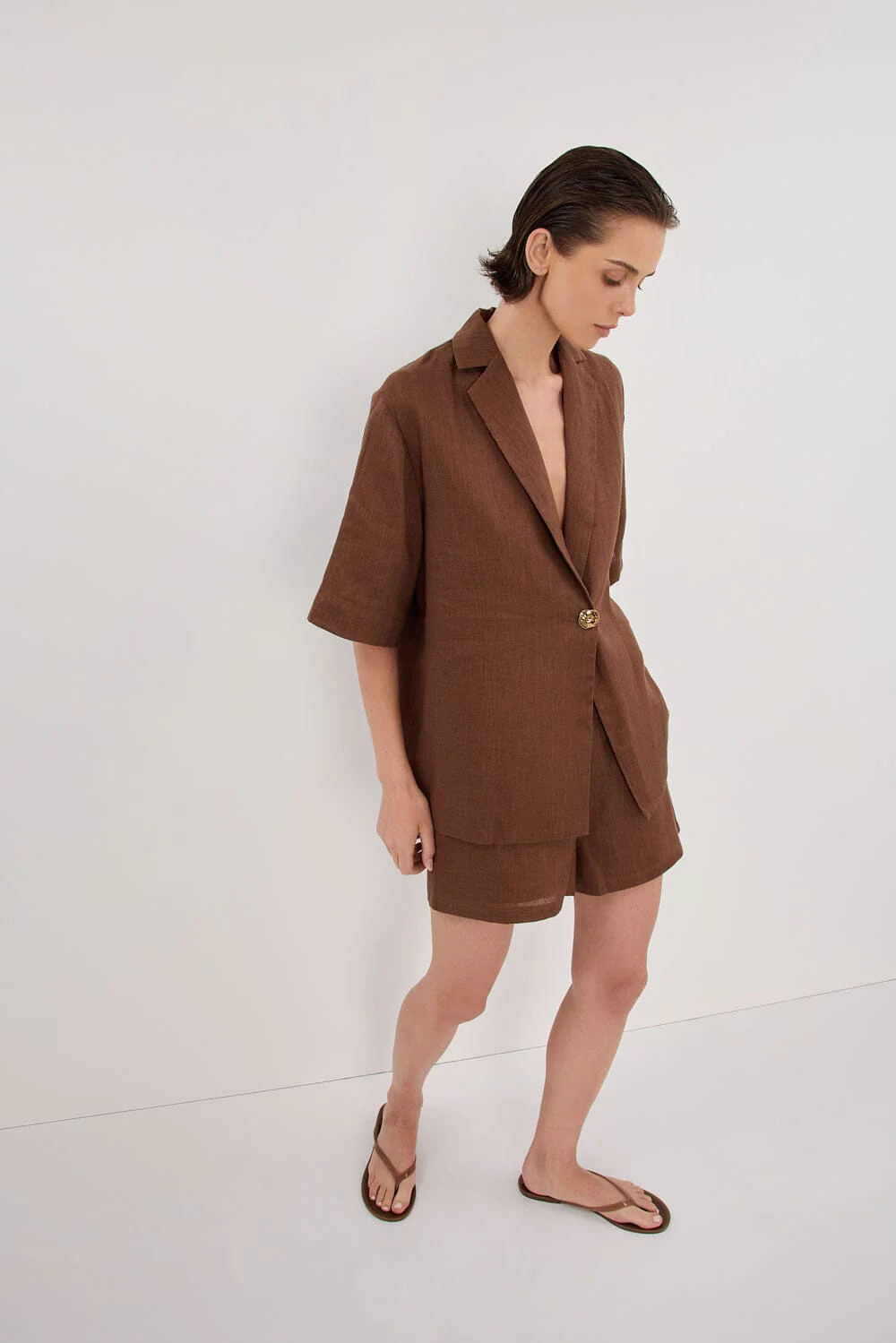 NALA FONDANT LINEN RESORT SHIRT - Image 7