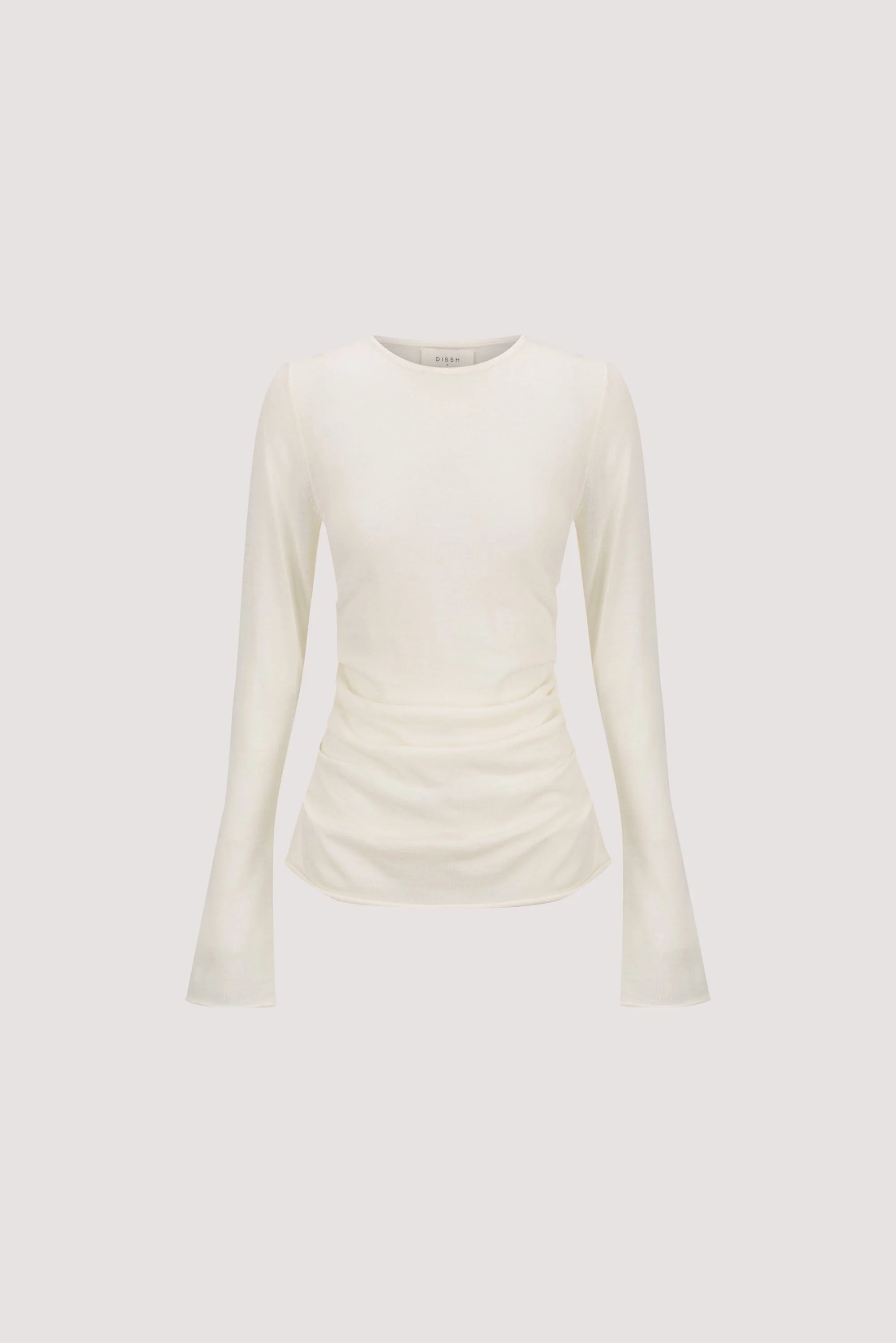 NICO OFF WHITE MERINO KNIT TOP - Image 8