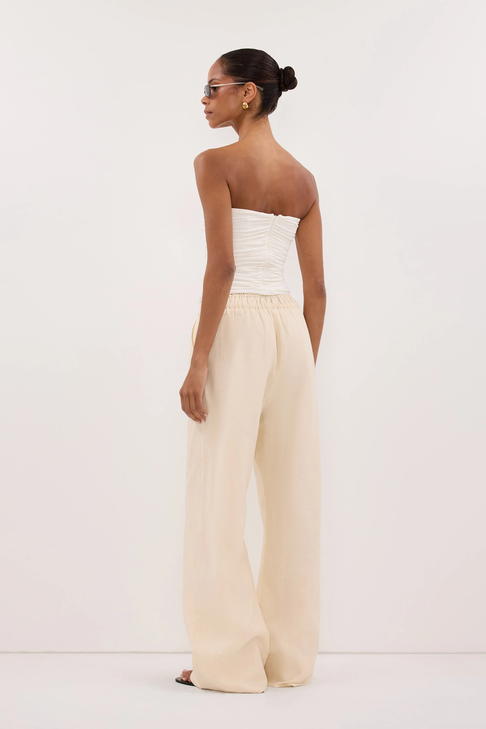 NOA SANDSTONE LINEN PANTS - Image 4