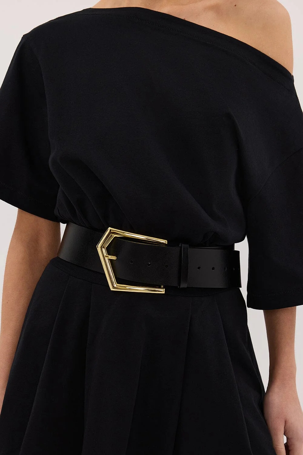 NOAH THE LABEL BLACK WIDE BELT - Image 3