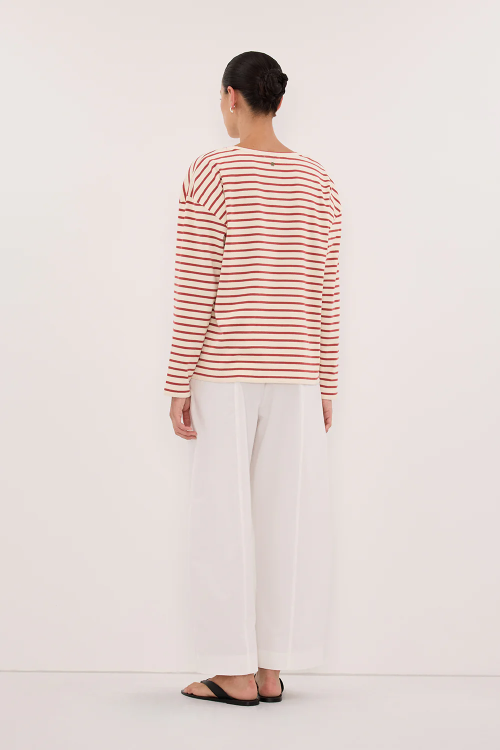 NOLA SAHARA STRIPE LONG SLEEVE TEE - Image 4