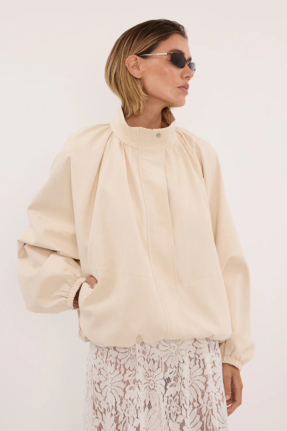 OAKLEE OYSTER BATWING LIGHTWEIGHT JACKET - Image 2