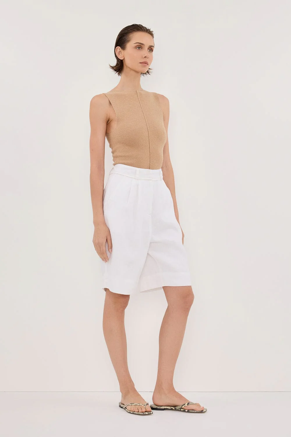 OWEN TAN BOAT NECK TOP - Image 3