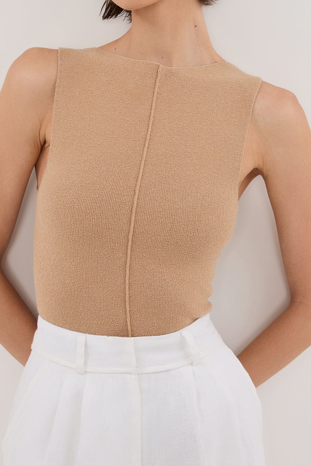 OWEN TAN BOAT NECK TOP - Image 5