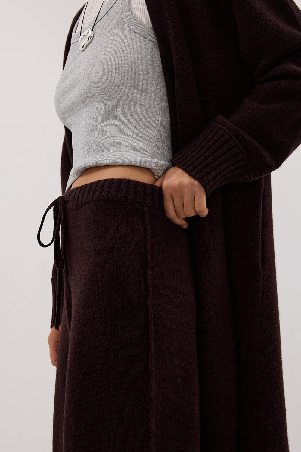 PAIGE CHOC WOOL KNIT PANT - Image 5